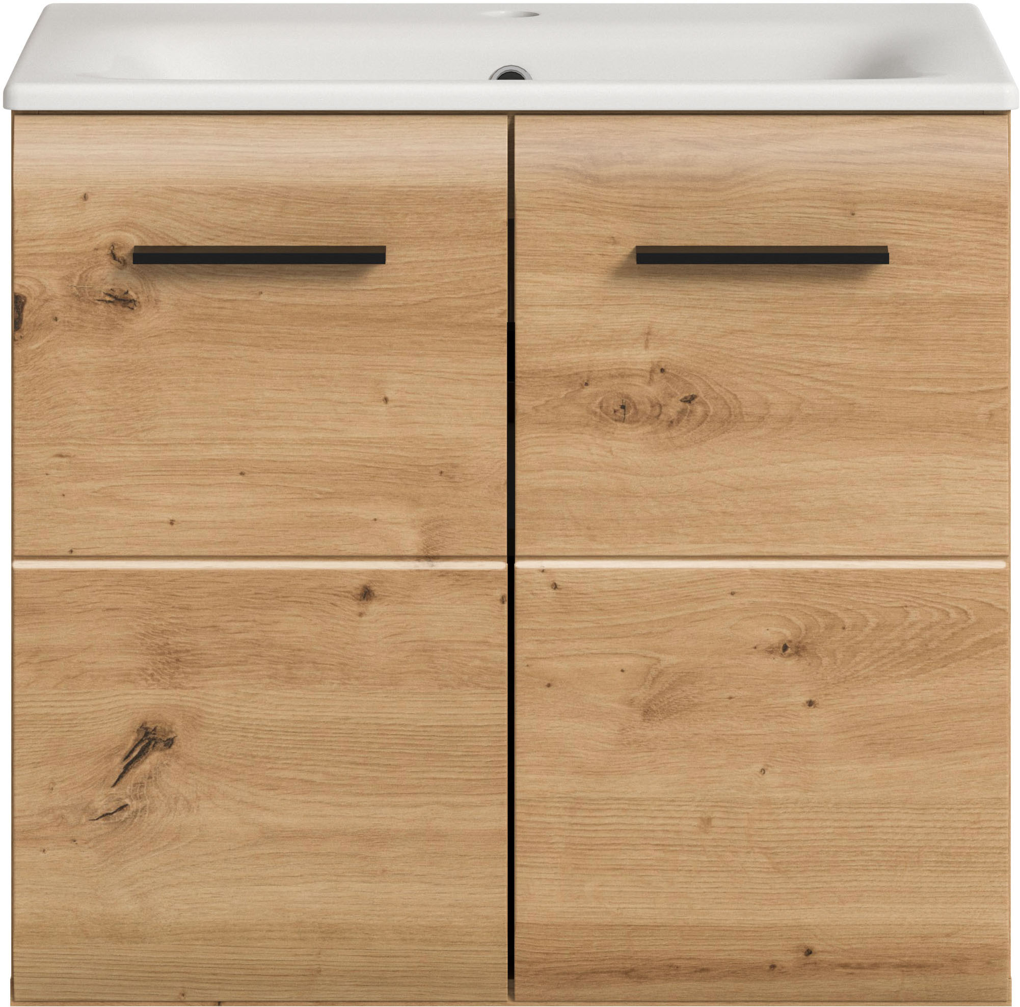 Thumbnail - INOSIGN Waschbeckenunterschrank 2 Stk. tlg. Florenz, Waschtisch inkl. Waschbecken, Artisan Oak NB, 60 cm breit