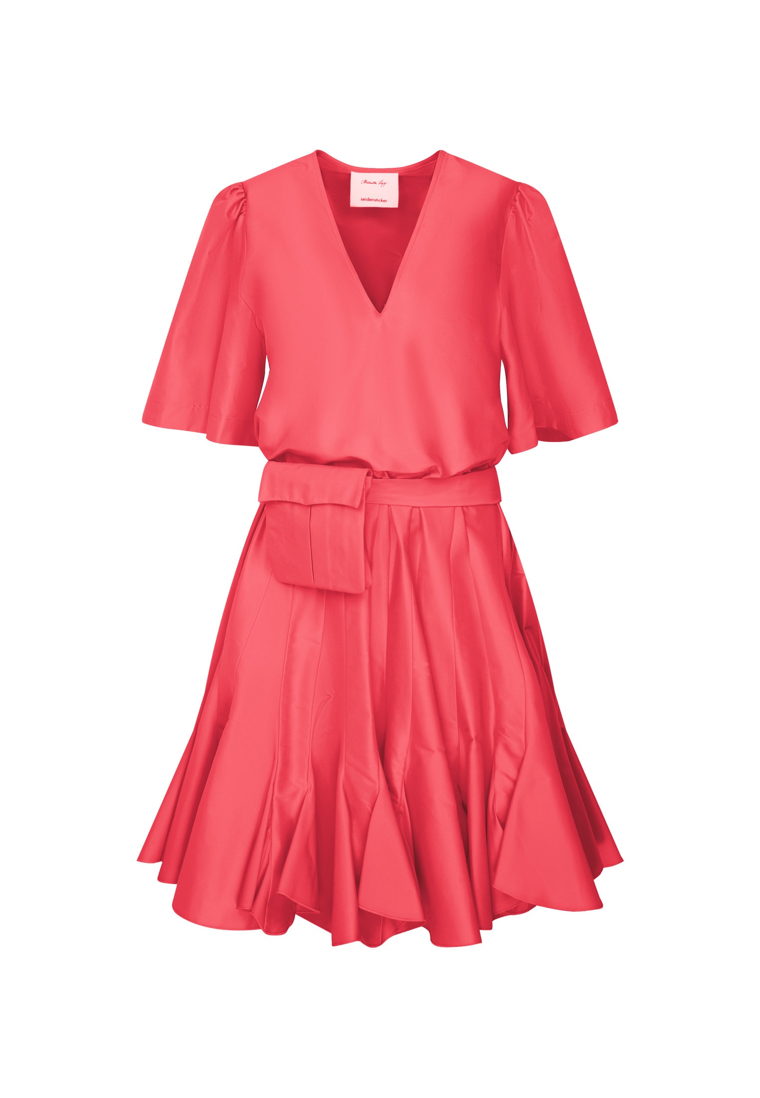 seidensticker Sommerkleid »Schwarze Rose«, V-Neck Uni