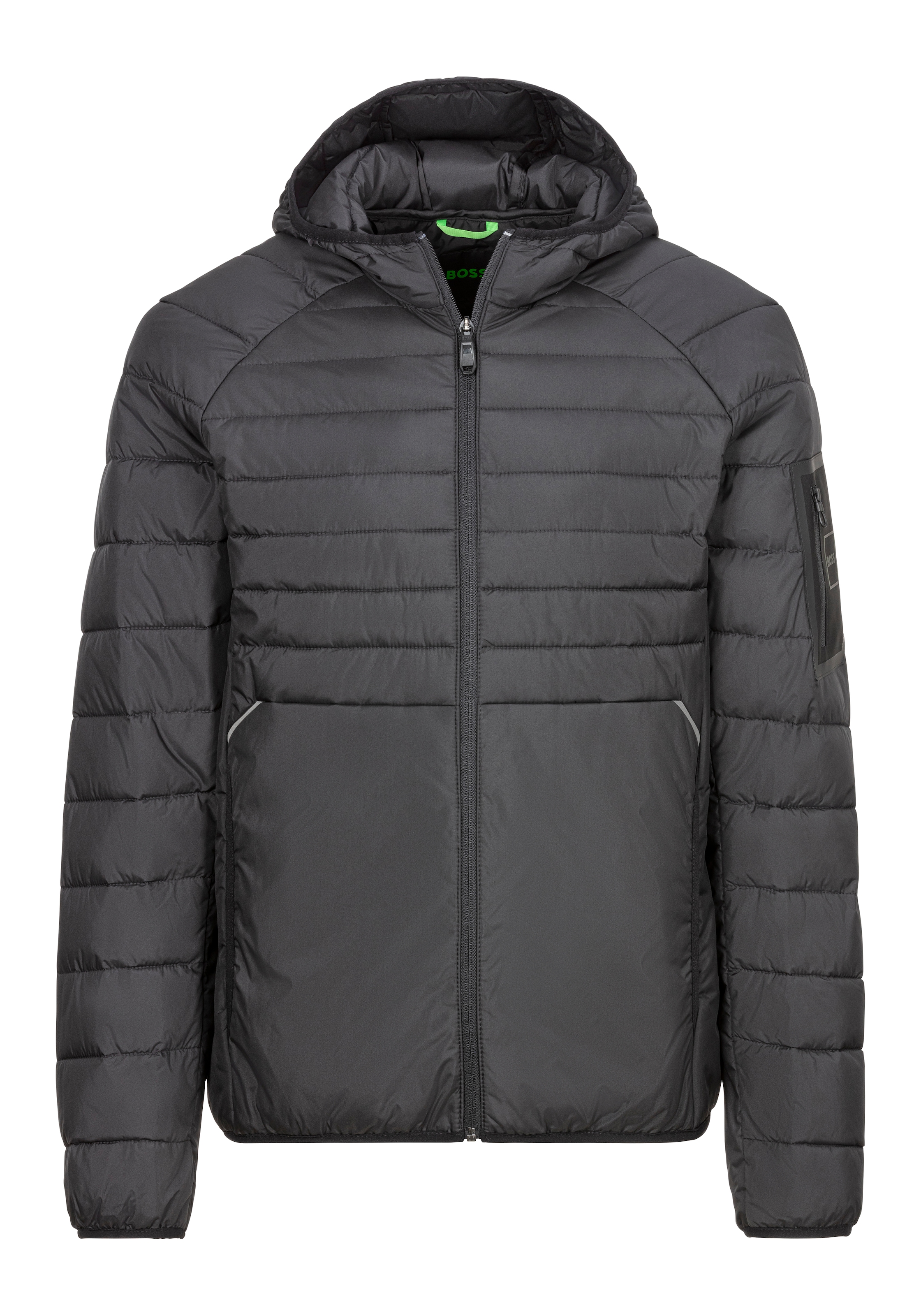 BOSS GREEN Steppjacke "J Thor", mit Kapuze, mit Ärmelasche günstig online kaufen