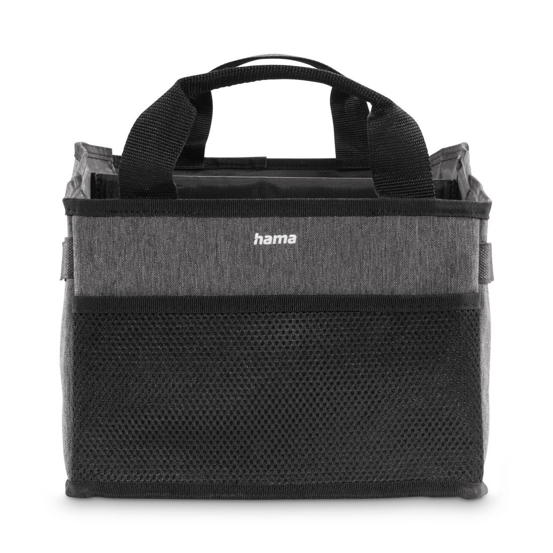Hama Rücksitzorganizer »Auto Rücksitz Organizer schwarz grau, flach zusammenklappbar, 2 Fächer«