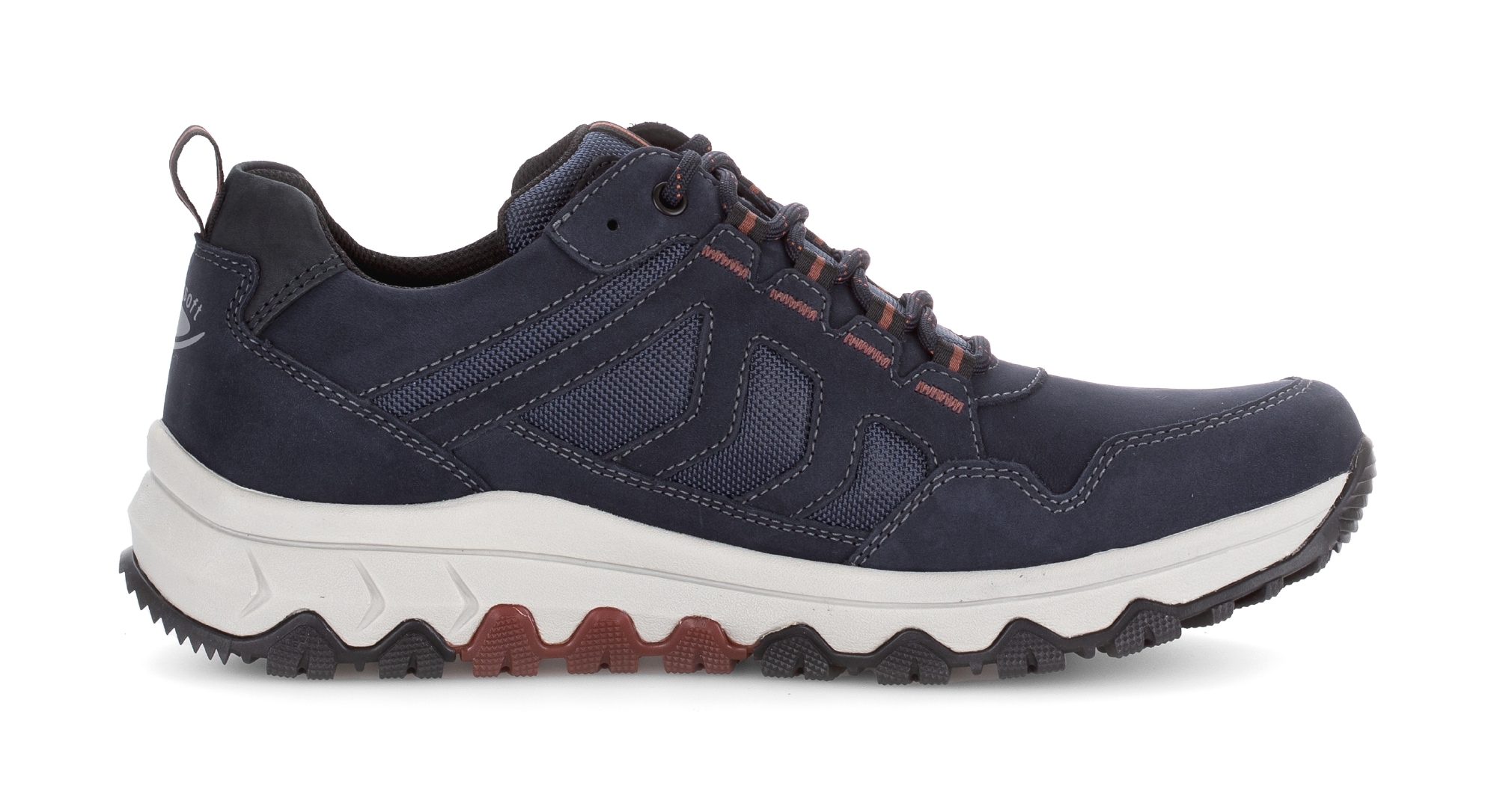 Gabor Rollingsoft Sneaker, Schnürschuh, Halbschuh, Komfortschuh in Bequemweite G (= weit)