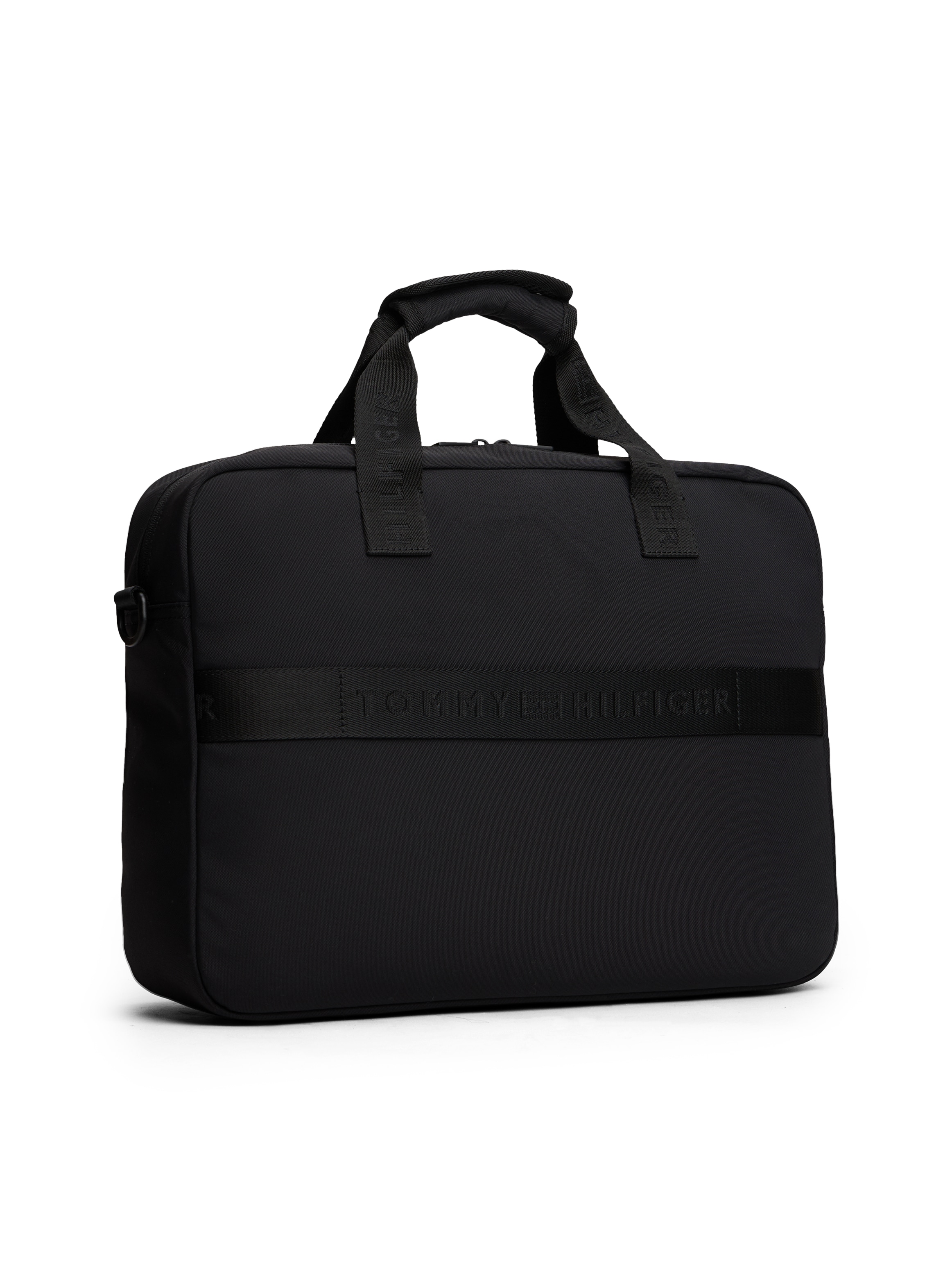 Tommy Hilfiger Laptoptasche »TH COMMUTER COMPUTER BAG«, Unisex-Computertasche, Tragetasche mit RV-Außentasche