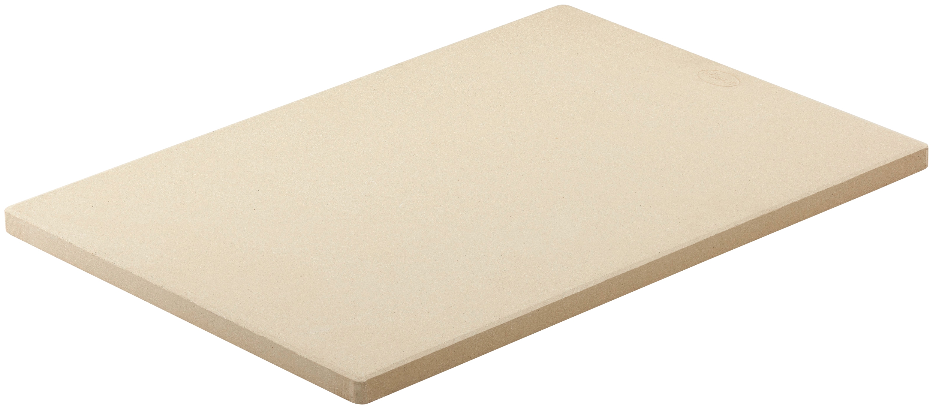 RÖSLE "für Grill und Backofen, 25235" Cordierit Pizzastein zum Backen von Pizza, Flammkuchen oder Brot, 42x30 cm