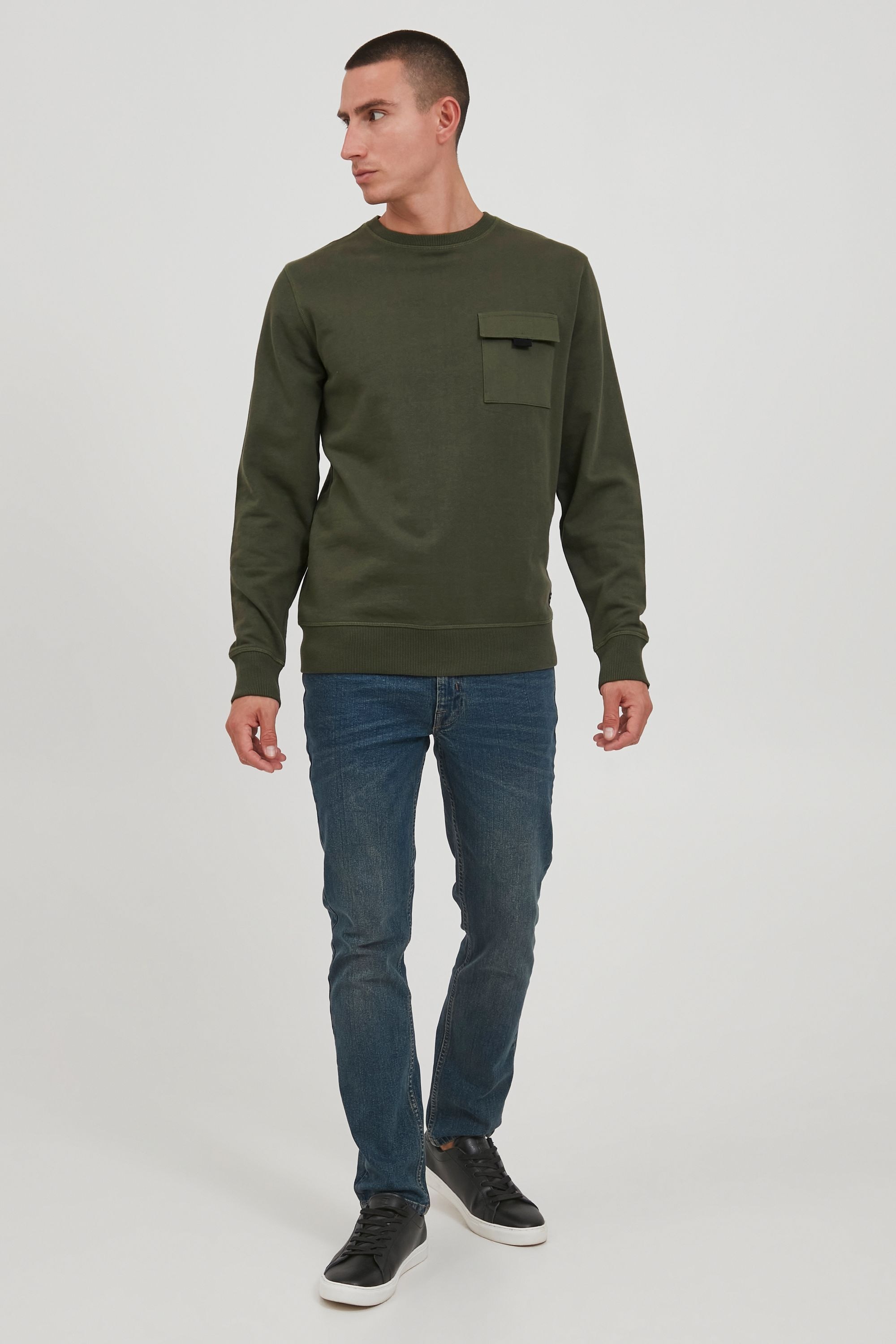 Blend Longpullover »BHOskari« Sweatshirt mit Brusttasche