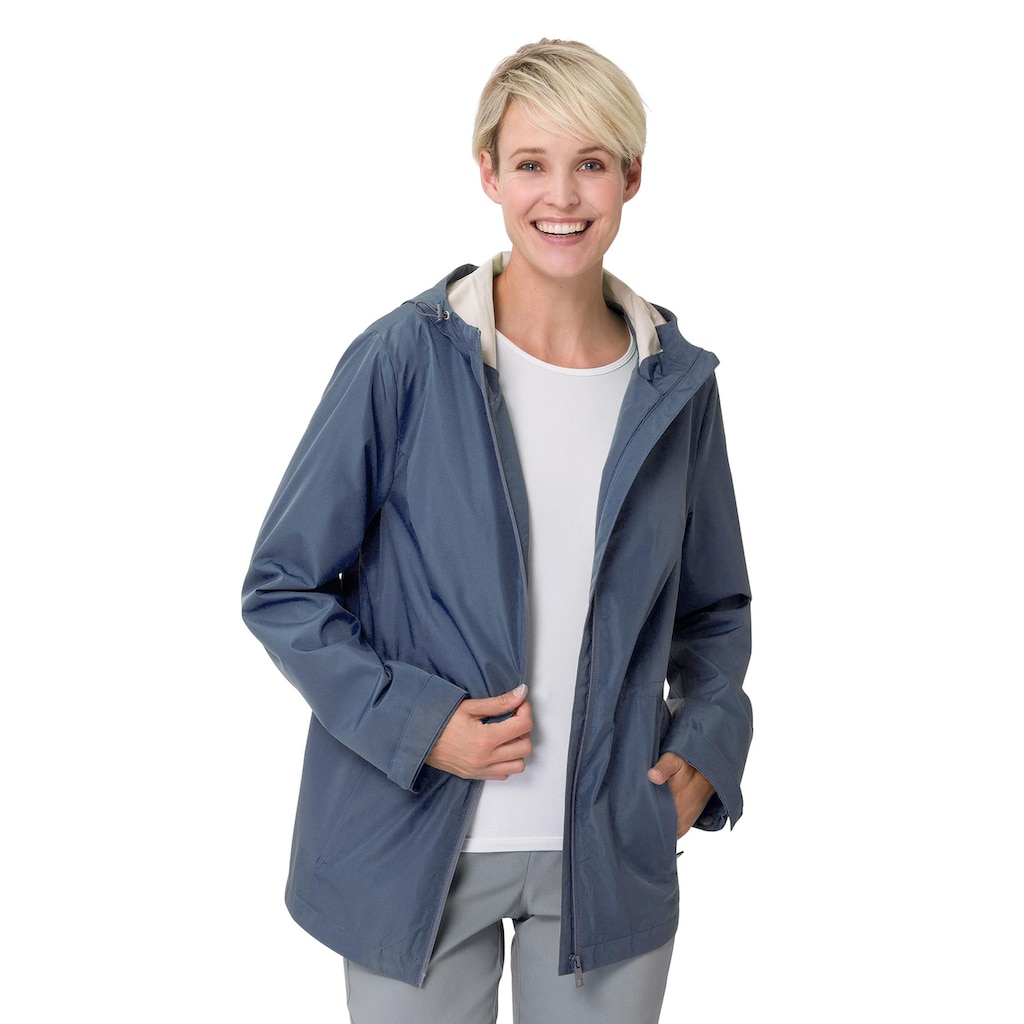 Classic Basics Regenjacke, mit Kapuze