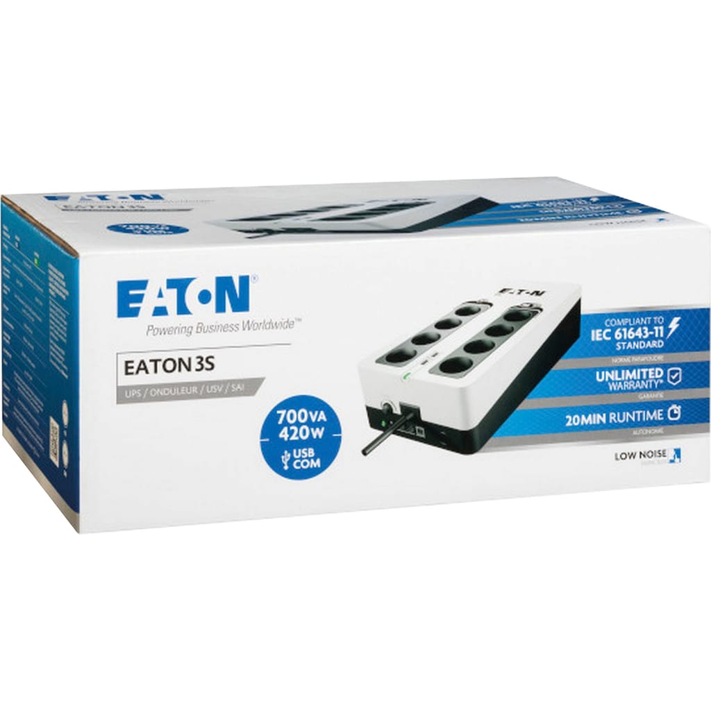 EATON Steckdosenleiste »3S 700 DIN«, 8-fach