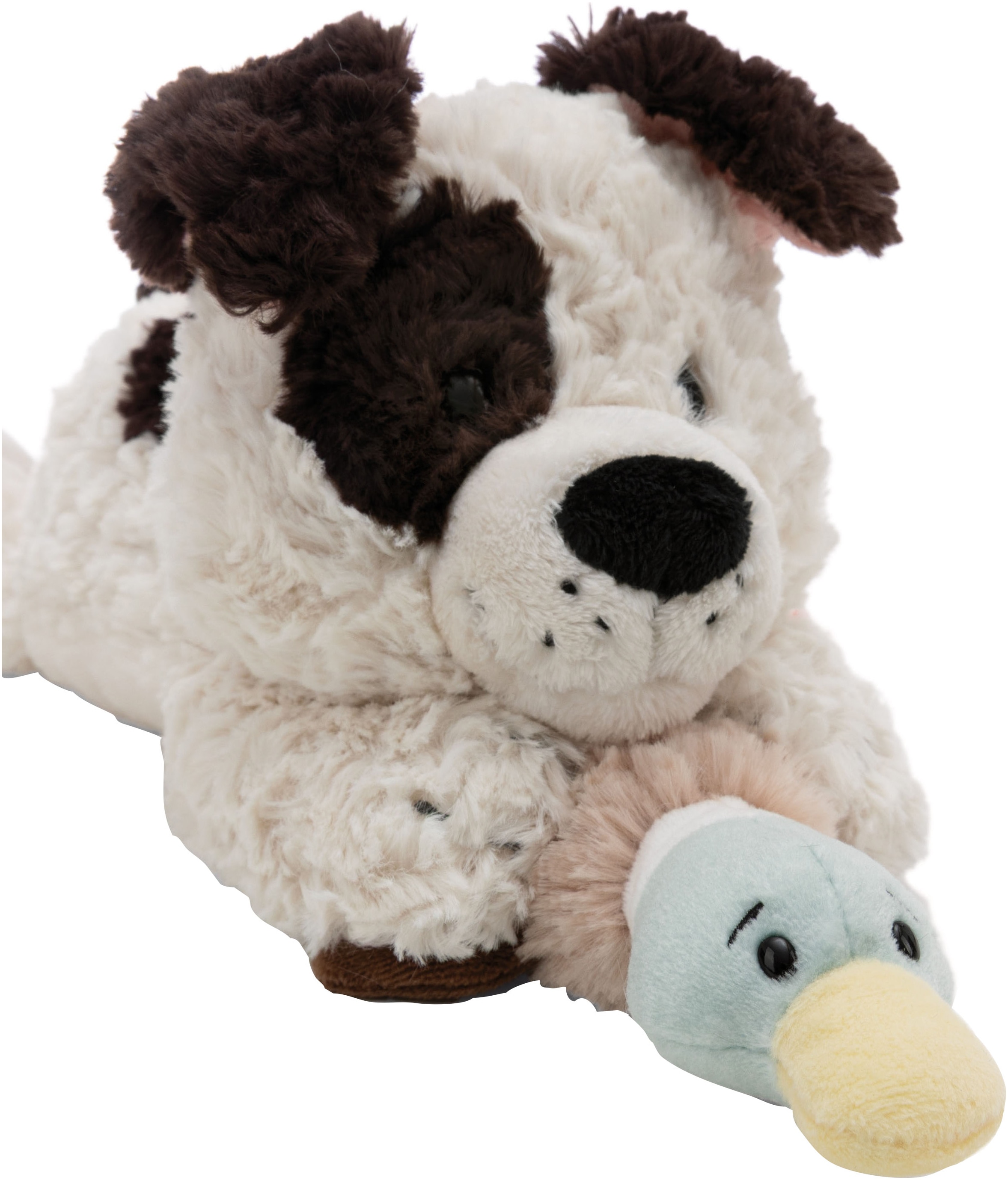 Nici Kuscheltier »Homies, Hund weiß & Ente, 30cm liegend«