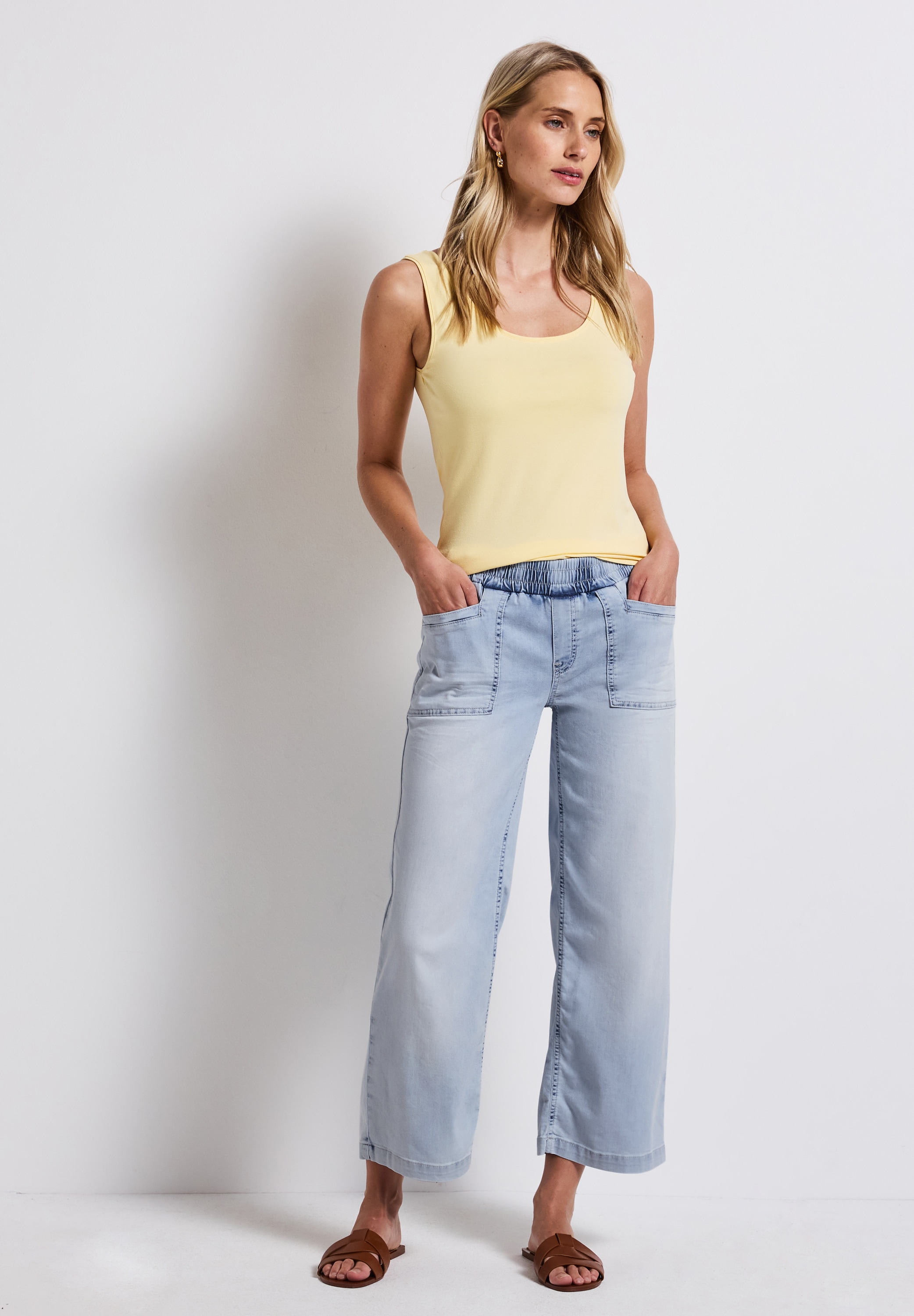 STREET ONE Loose-fit-Jeans, mit Wide Legs