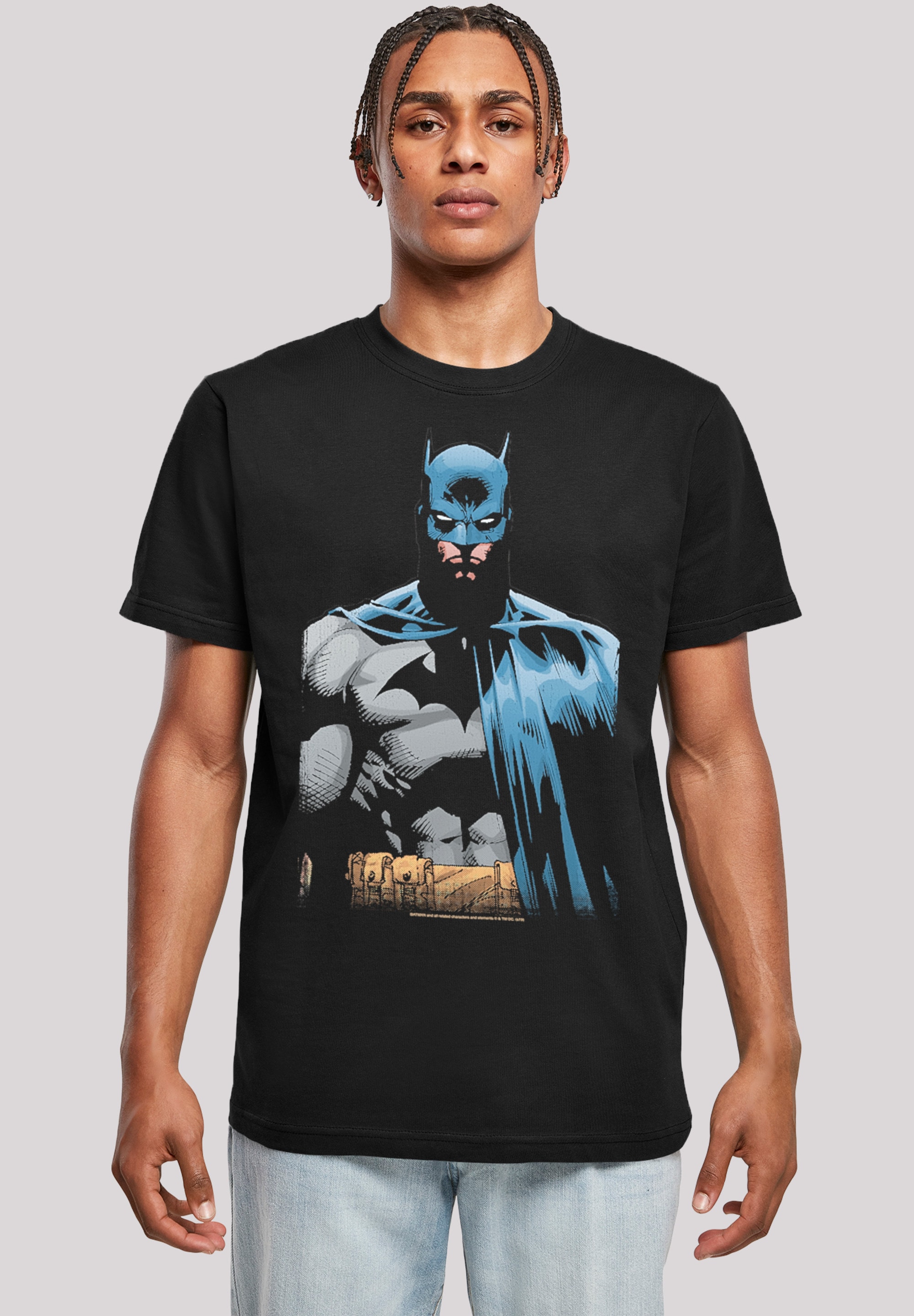 F4NT4STIC T-Shirt "Batman Close Up", Herren,Premium Merch,Regular-Fit,Basic günstig online kaufen