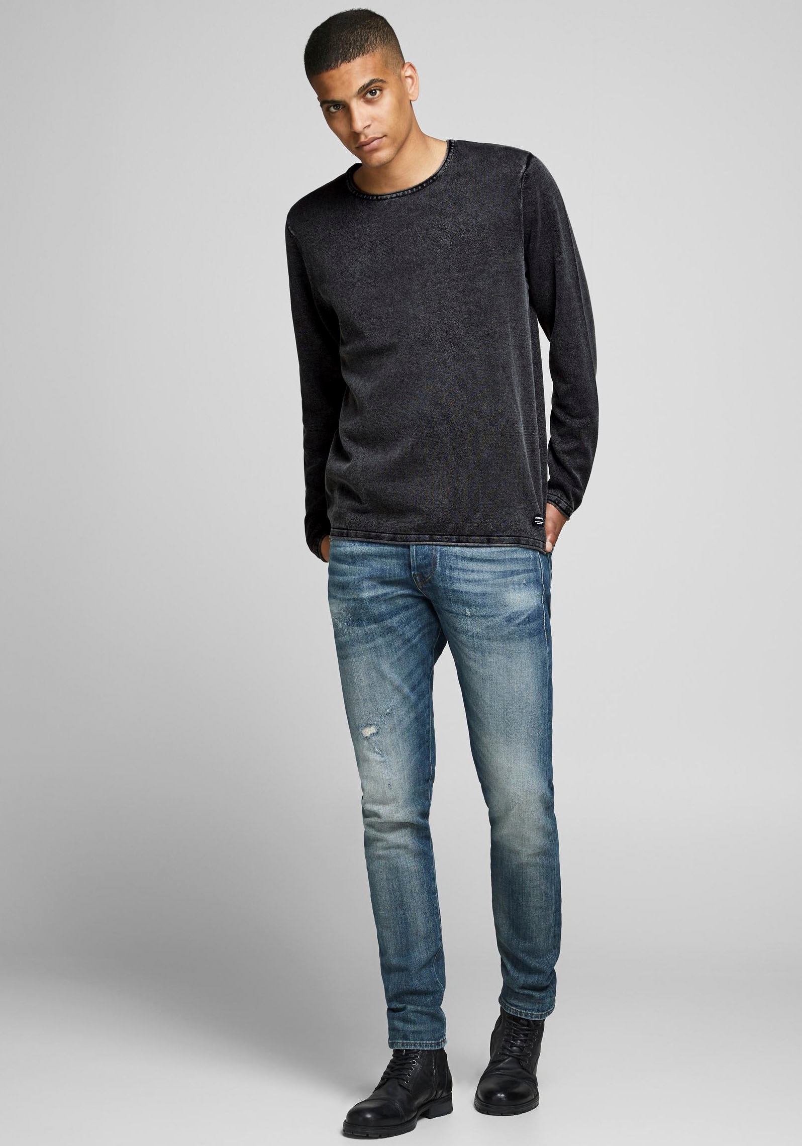 Jack & Jones Rundhalspullover »LEO«