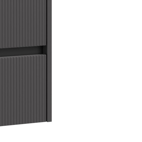 welltime Hochschrank »Urban«, Schubladen mit Softclose, Glaseinlegeböden, Schubladenfront geriffelt