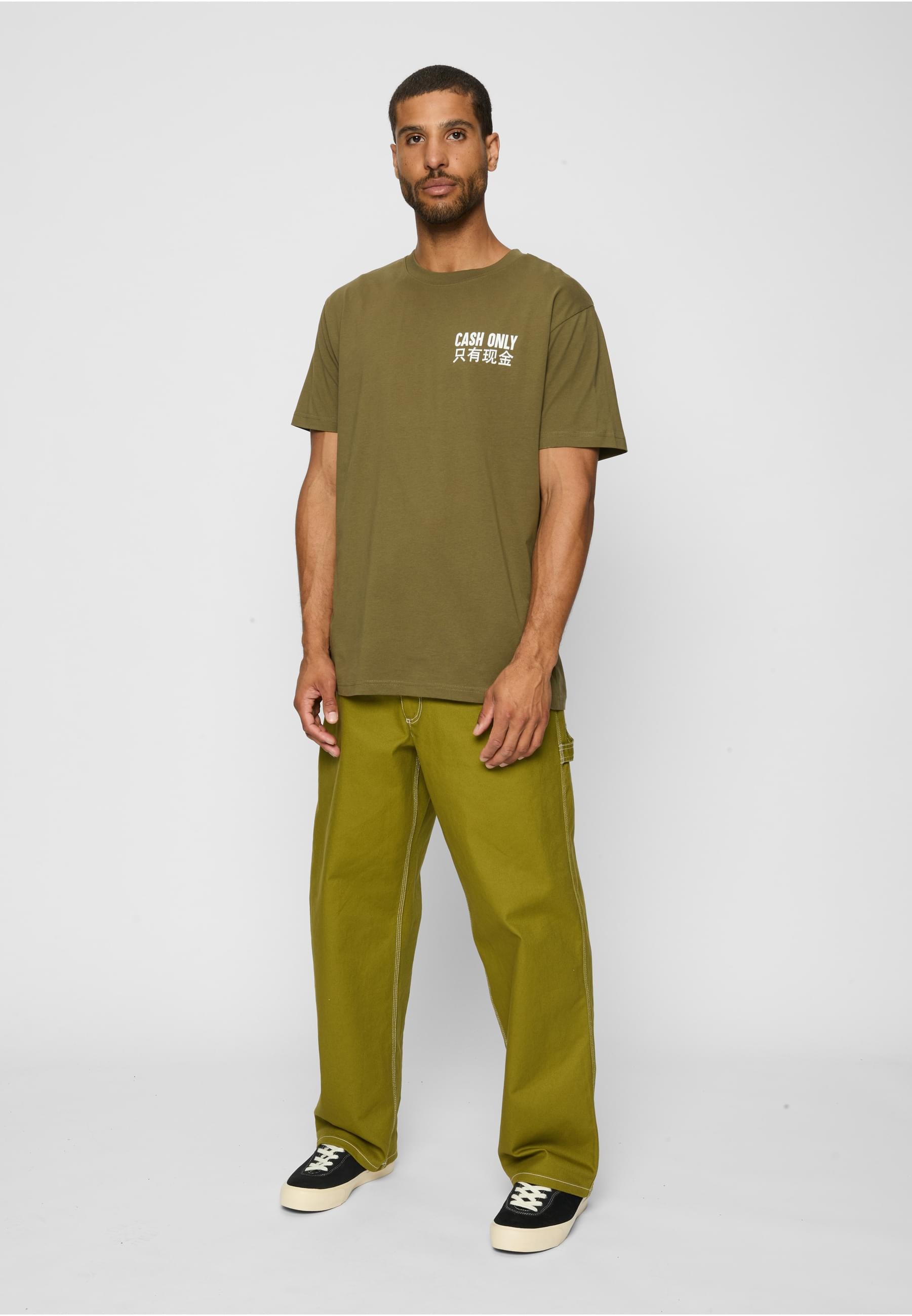 MisterTee Kurzarmshirt »MisterTee Herren Cash Only Tee«, (1 tlg.)