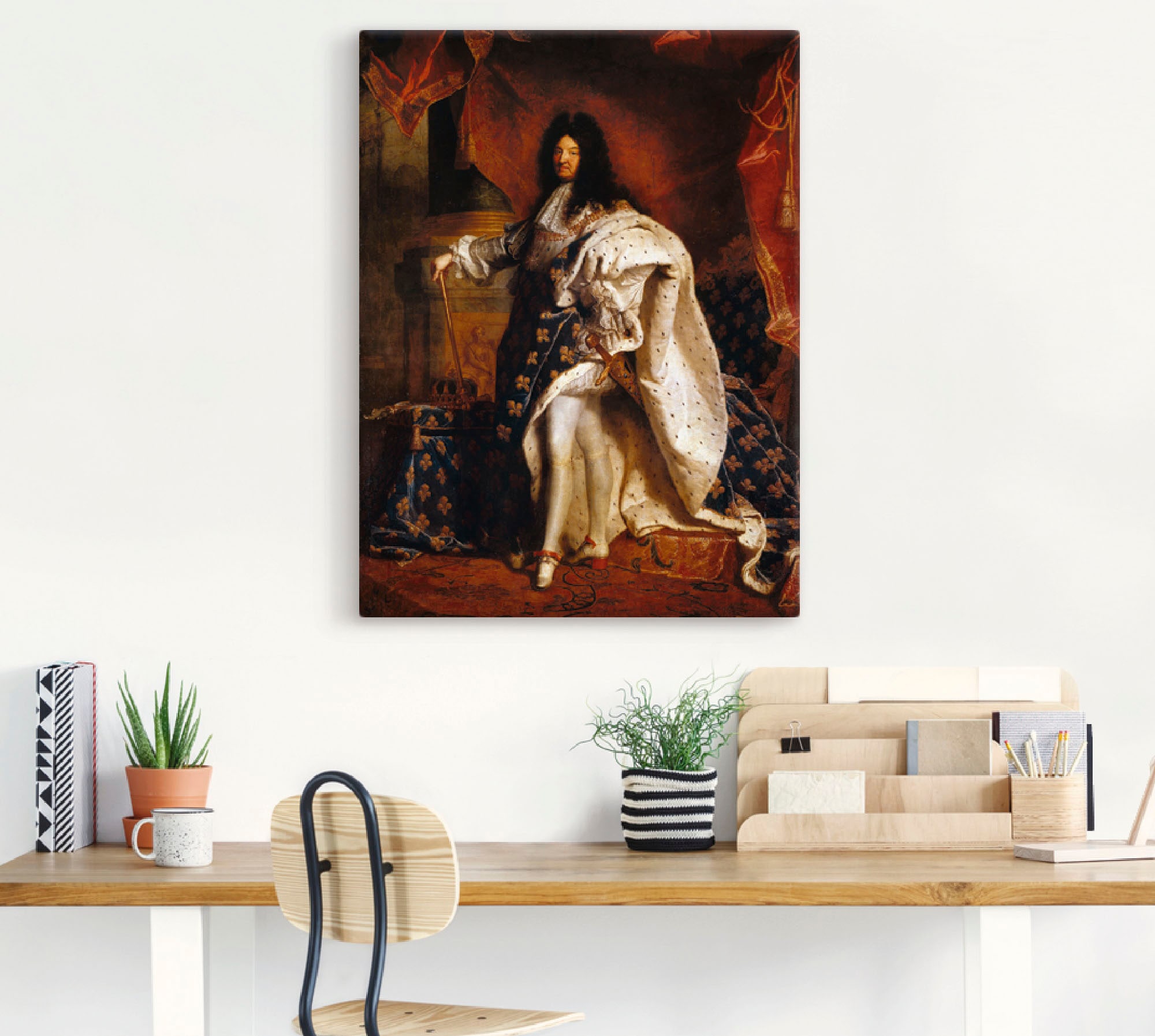 Artland Wandbild »Ludwig XIV. von Frankreich, 1701«, Menschen, (1 St.), als Alubild, Outdoorbild, Leinwandbild, Poster in verschied. Größen