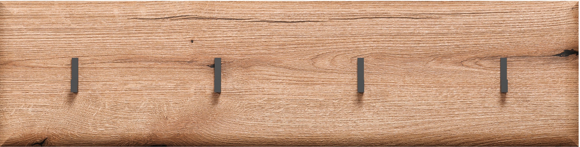 INOSIGN Wandboard »Graz«, (Packung, 1 St.), Maße (B/H/T in cm): (91/80/2) - Farbe: Weiß Hochglanz und Eiche