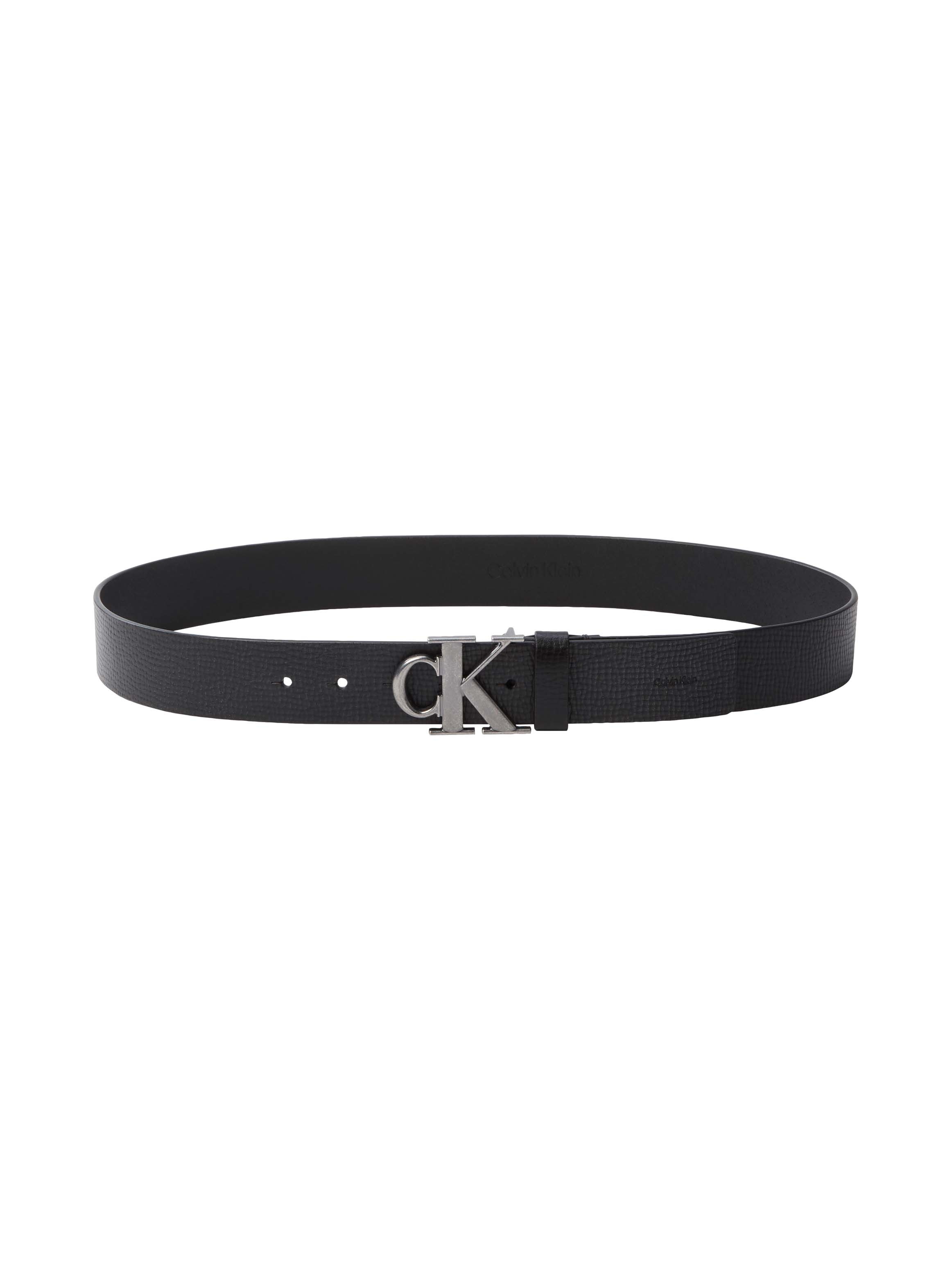 Thumbnail - Calvin Klein Ledergürtel "CK BUCKLE 40MM FIXED" Größenverstellbar mit Metallschließe