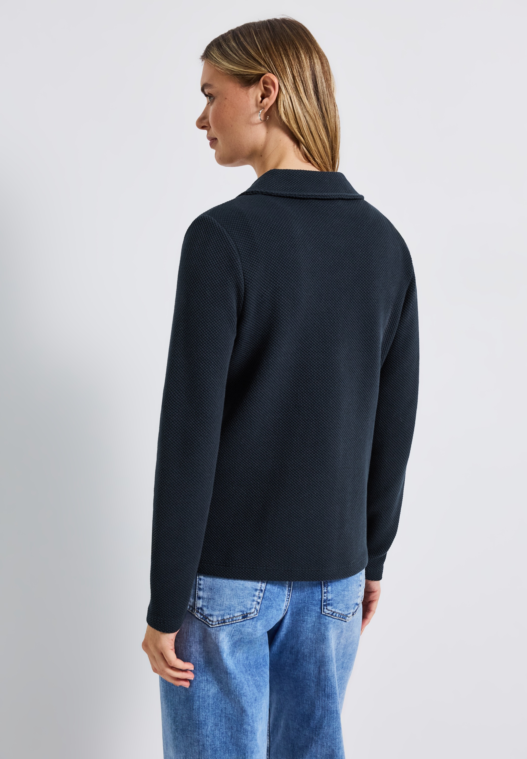 STREET ONE Kurzblazer aus softem Materialmix günstig online kaufen