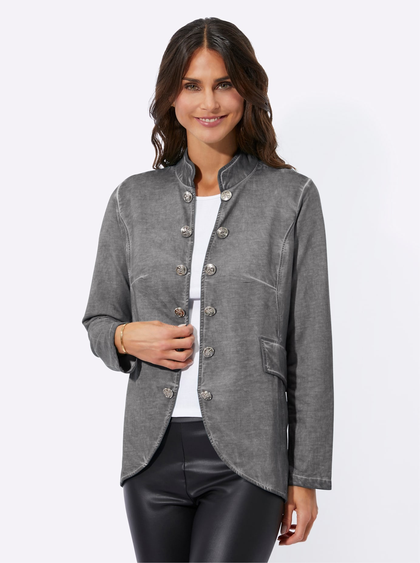 Inspirationen Shirtjacke "Sweatjacke" 1 Stk.