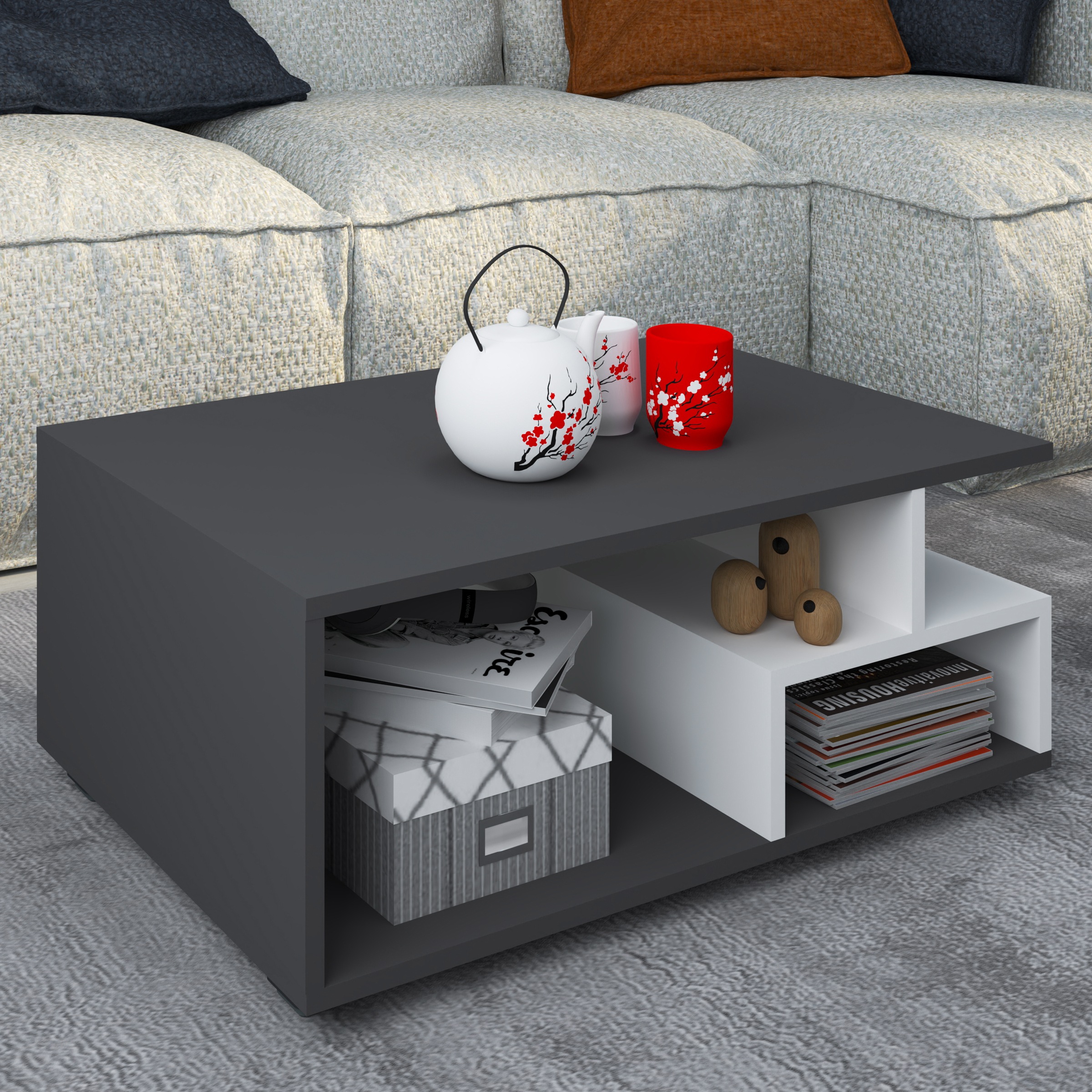 VCM Beistelltisch »Holz Sofatisch Couchtisch Wohnzimmertisch Sulas«