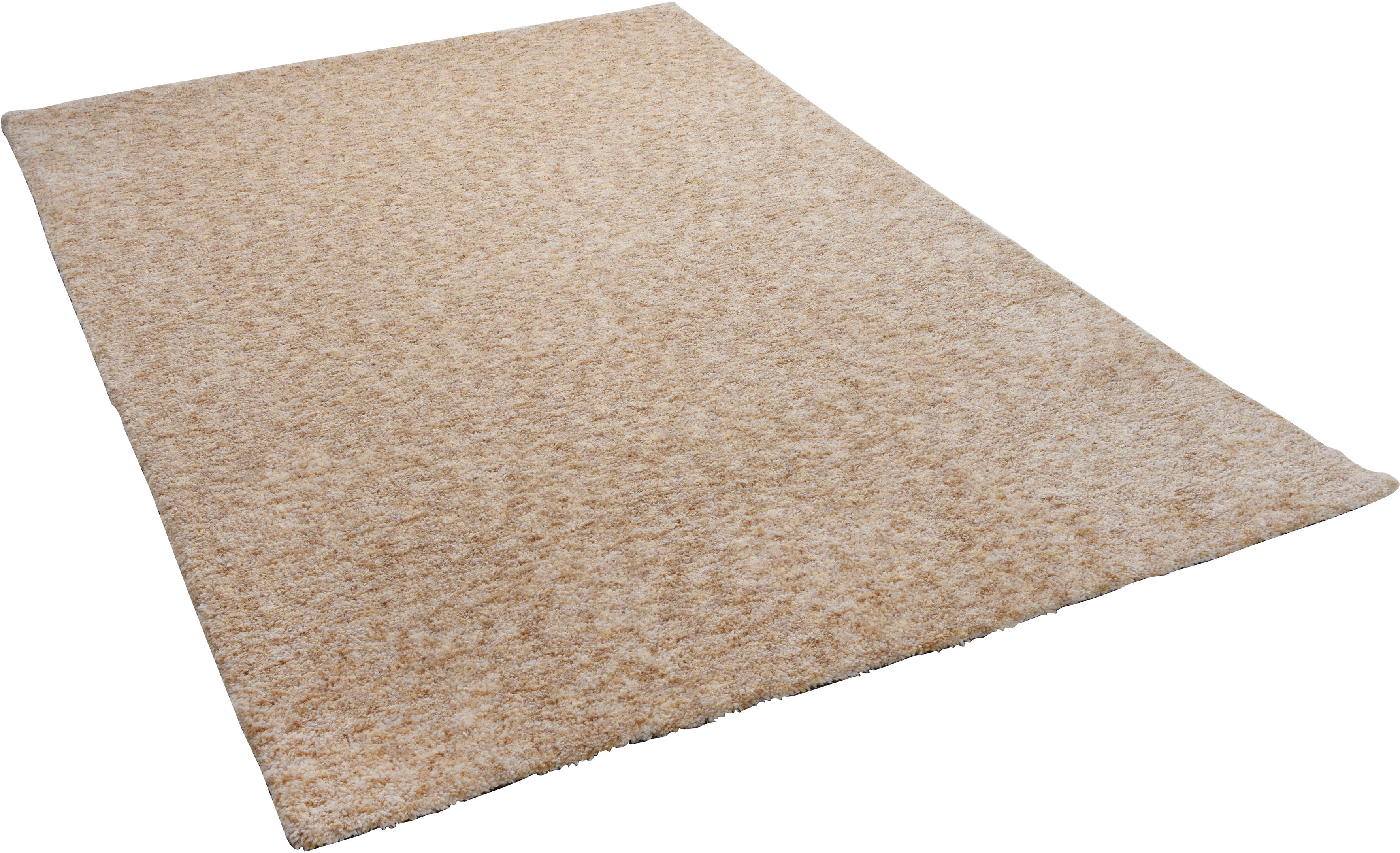 Sansibar "Munkmarsch Uni" rechteckig 20 mm Höhe meliert, 100% Polyester, besonders weich, Wohnzimmer, Schlafzimmer