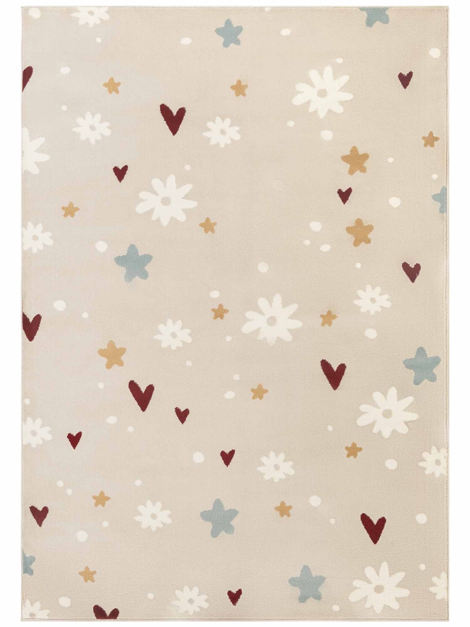 HANSE Home Kinderteppich »Amori« rechteckig 10 mm Höhe Pflegeleicht, Weich, Kinderzimmer, Spielteppich, Spielunterlage