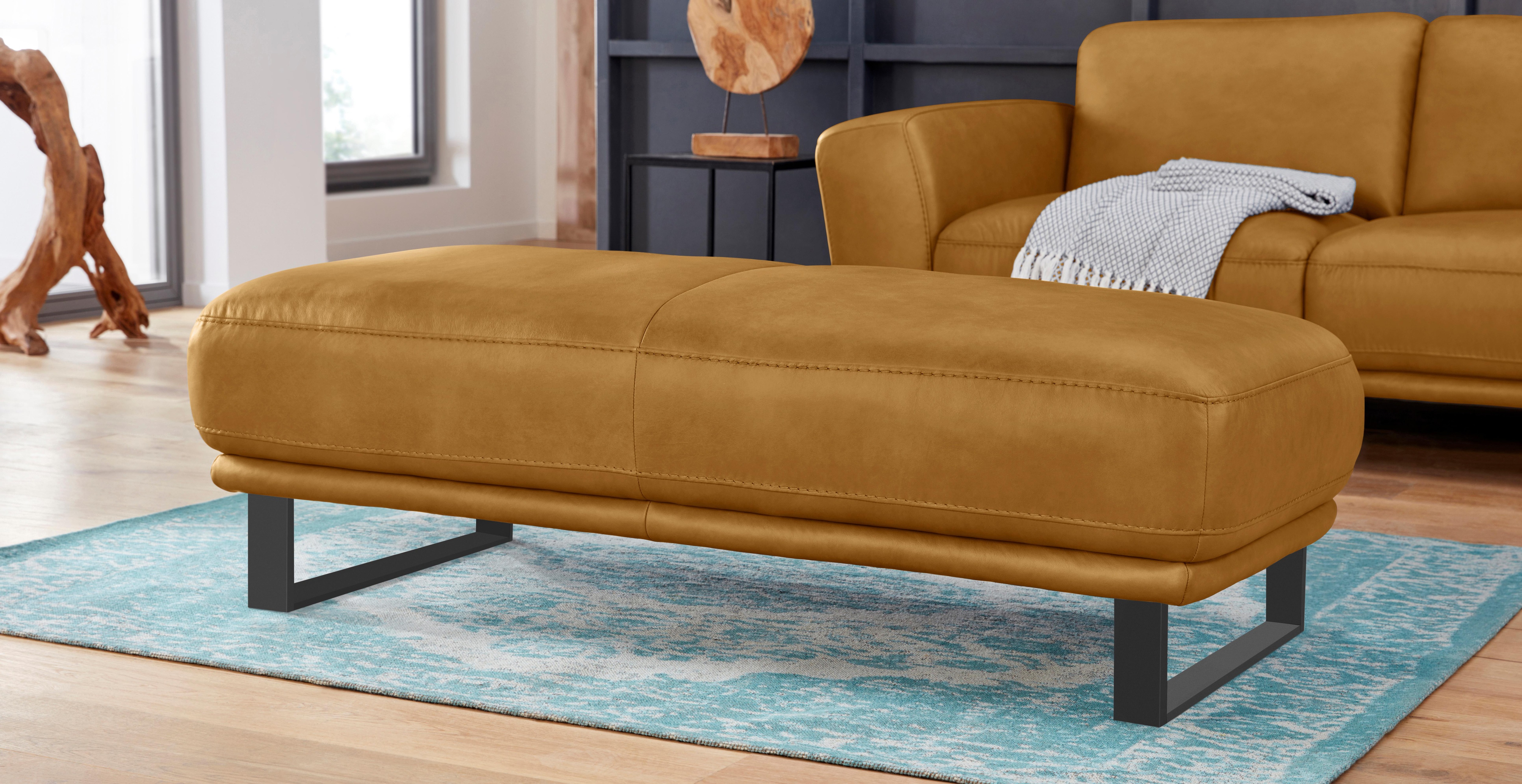 W.SCHILLIG montanaa Ottoman Yellow 141cm
