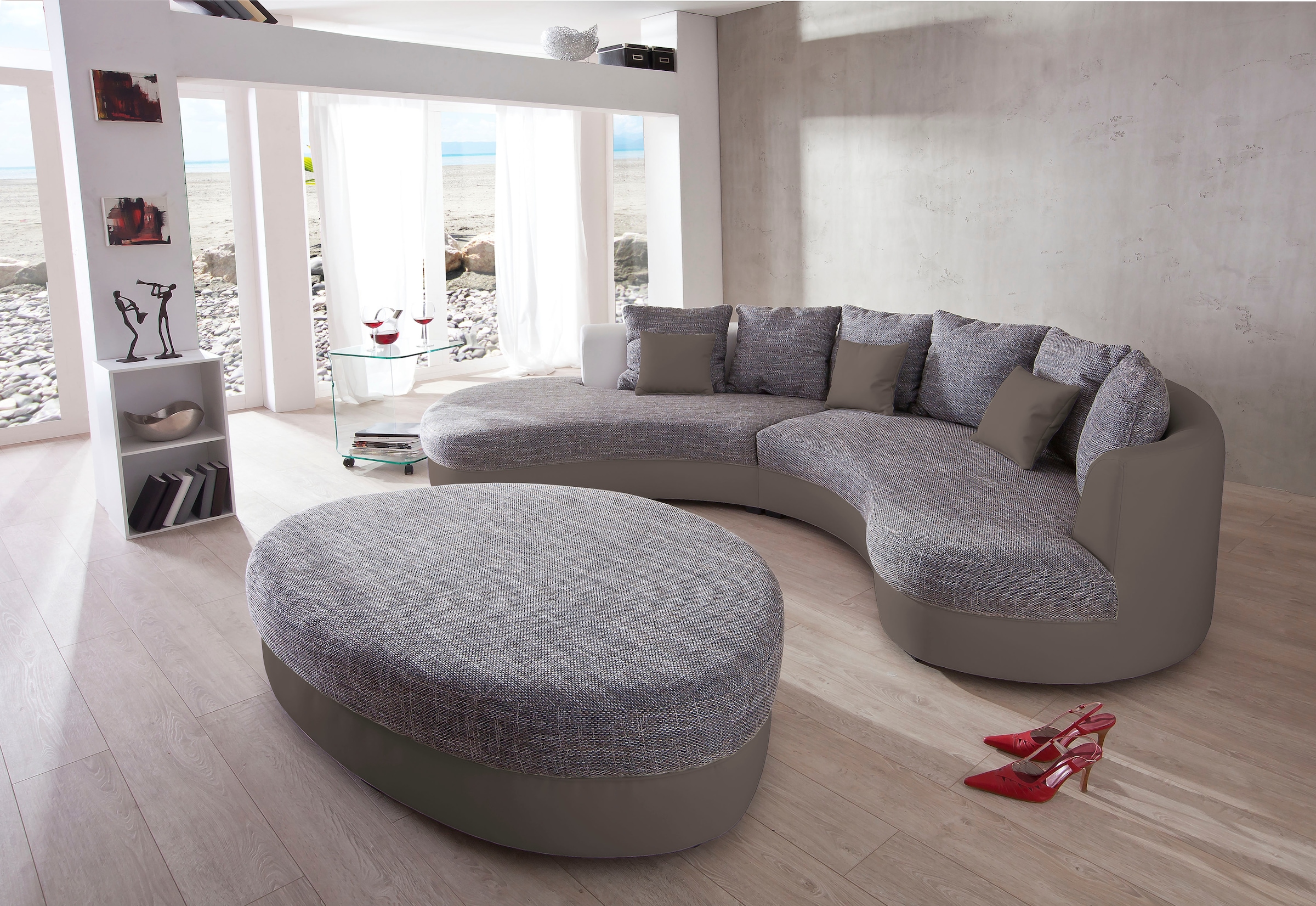 INOSIGN Ecksofa »Limoncello organische Formensprache, OTTOs Choice, L-Form«, ergonomische Form