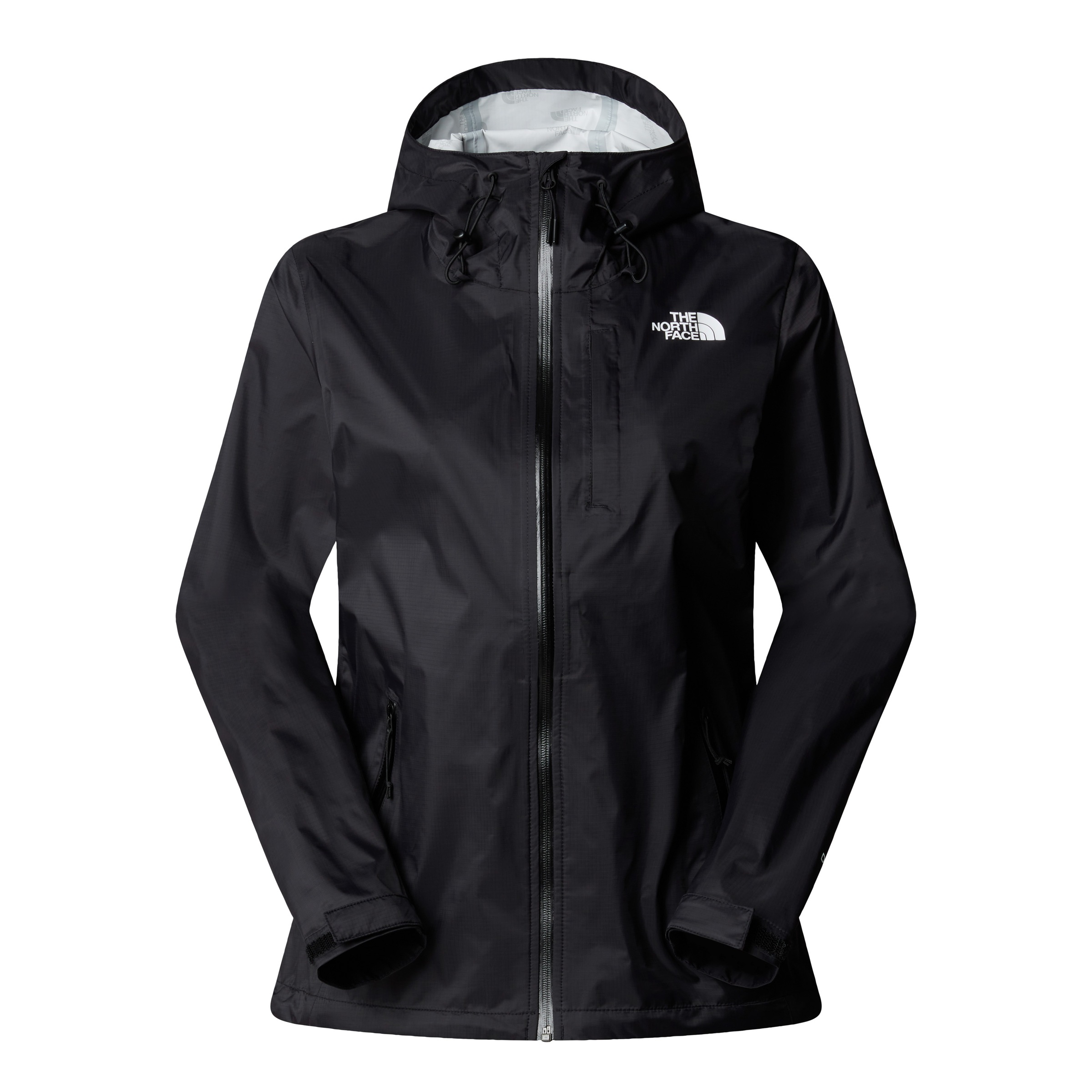 Regenjacke THE NORTH FACE "Alta Vista Jacke für Damen", Damen, Gr. M, schwarz (tnf schwarz), Obermaterial: 100% Nylon, Jacken Regenjacke, mit wasserdichtem DryVent, klein verstaubar, leichtes Material 2