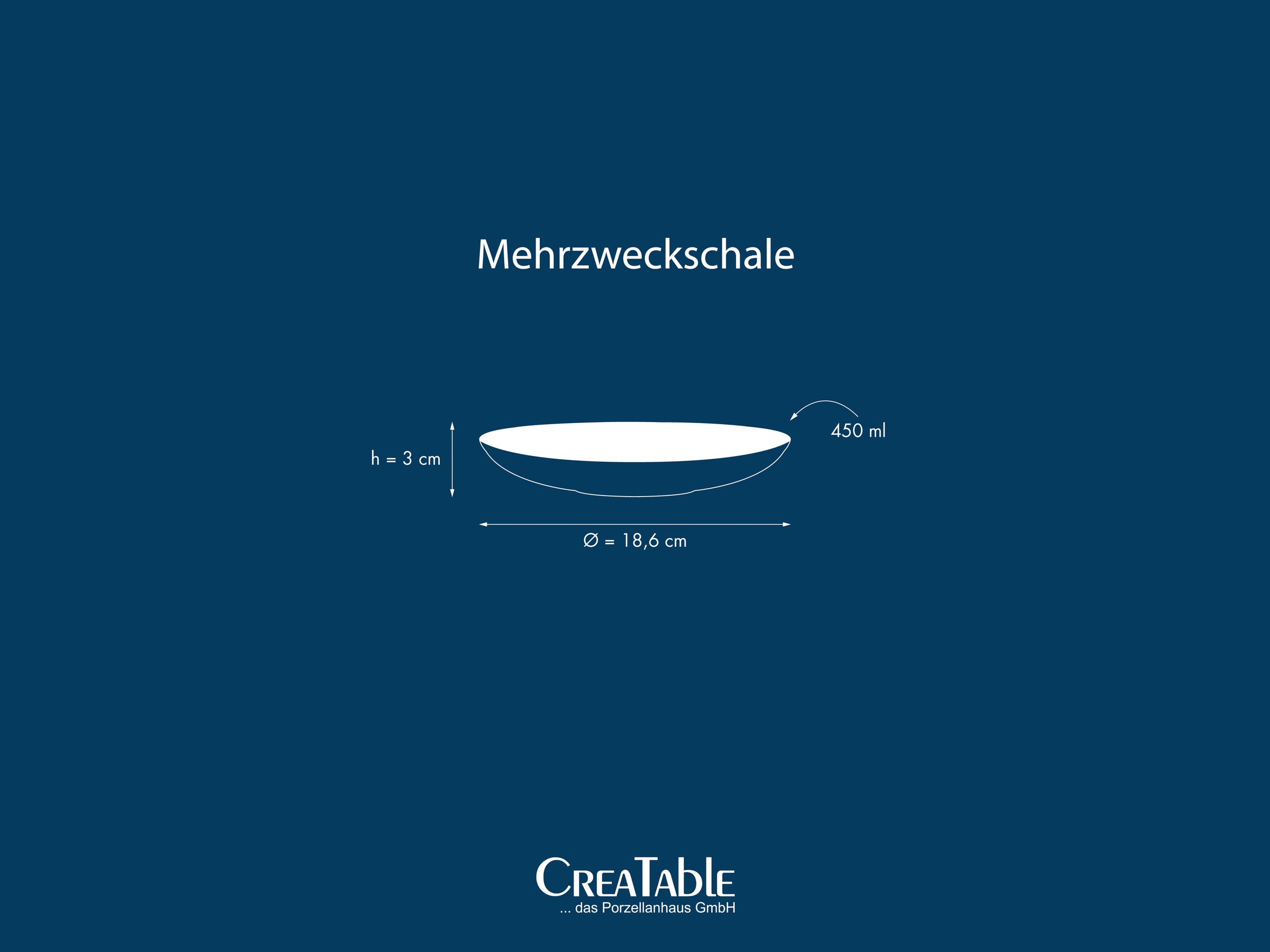 CreaTable Müslischale »Freunde des Waldes, Schale 18,5 cm, 4-tlg.« 4 aus Steinzeug Unregelmäßig gefärbter Rand, Unikat