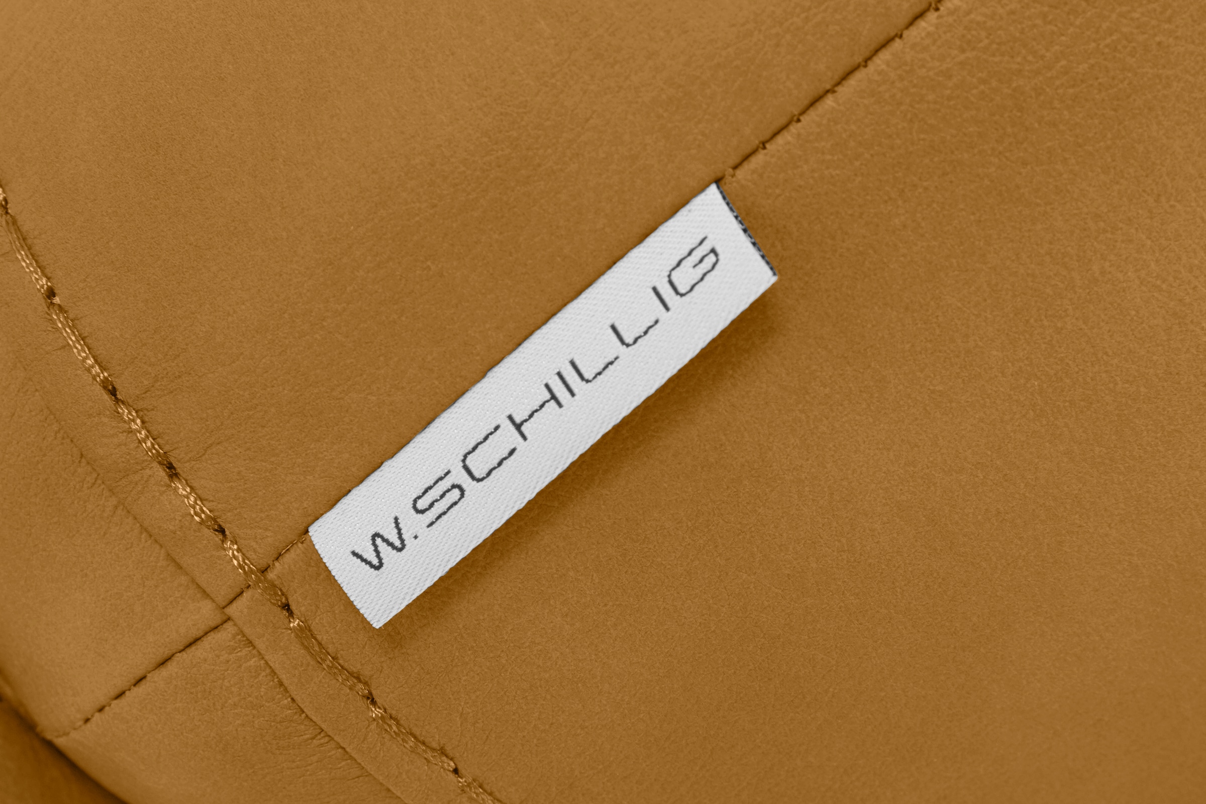 W.SCHILLIG Hocker »montanaa«, mit Metallkufen in Chrom glänzend, Breite 71 cm