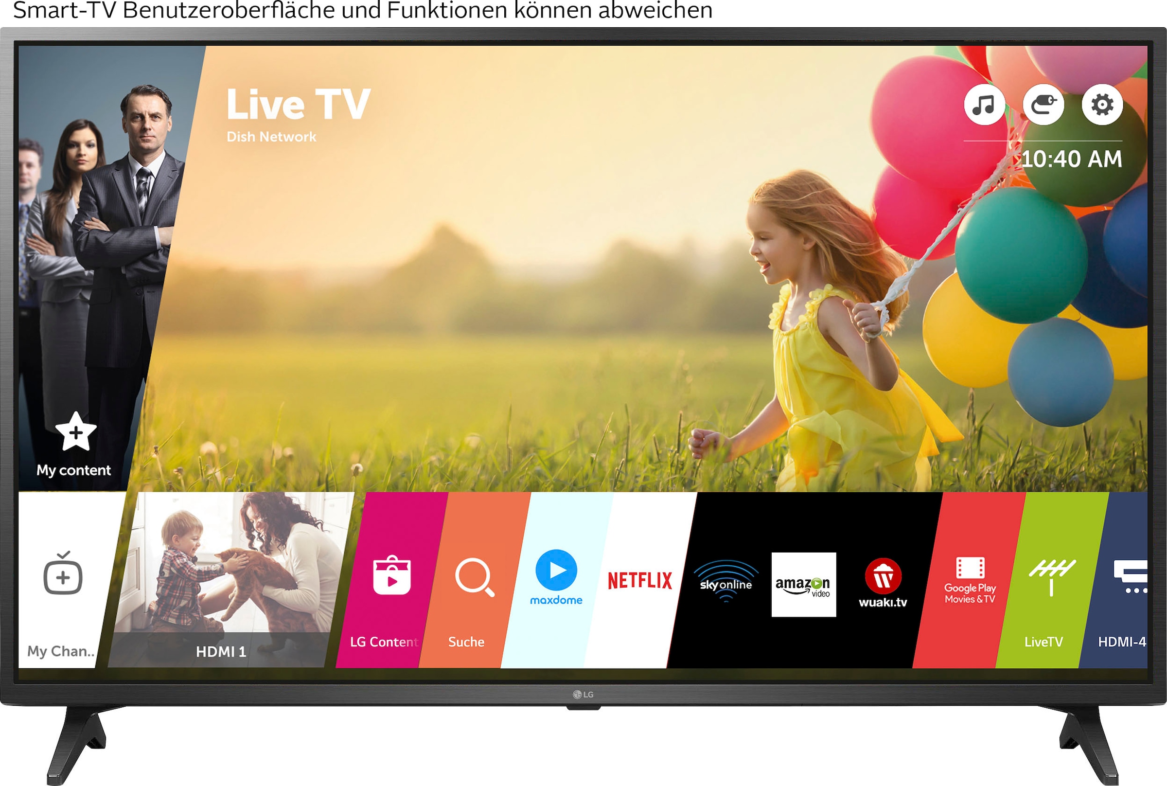 LG LED-Fernseher »65UQ75009LF«, 164 cm/65 Zoll, 4K Ultra HD, Smart-TV, α5 Gen5 4K AI-Prozessor,Direct LED,HDR10 Pro und HLG,Sprachassistenten