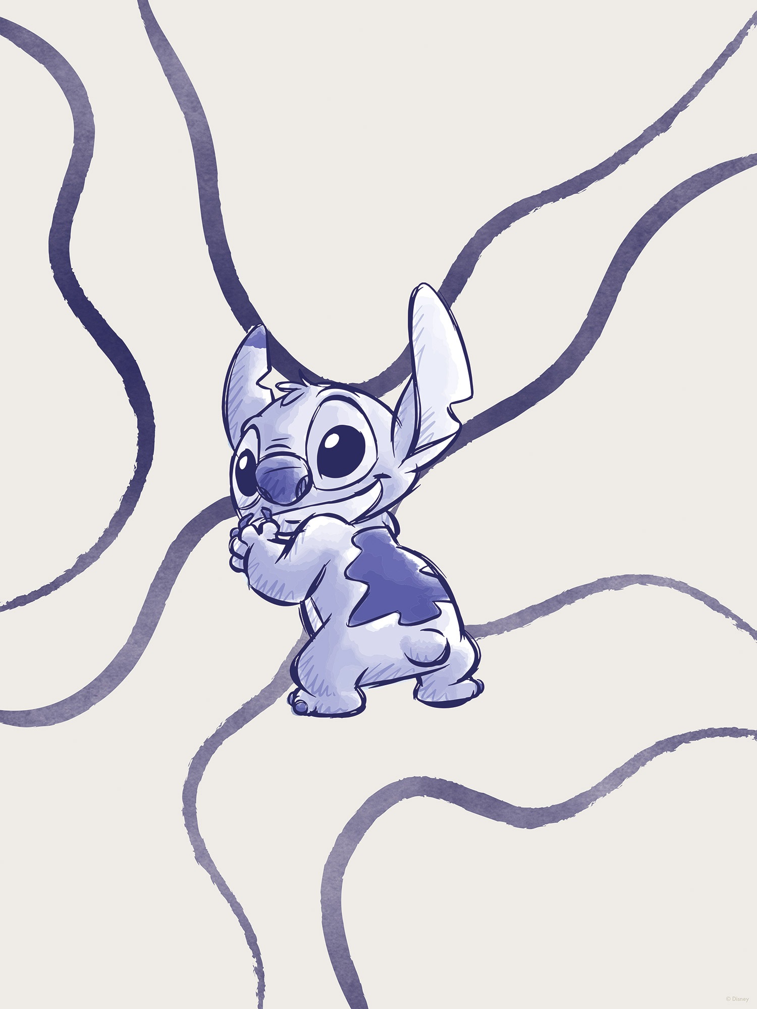 Komar Wandbild »Disney Lilo and Stitch Brave and Wild«, Disney, (Set, 1 St.), 30 x 40 cm (Breite x Höhe) - Kinderzimmer, Dekoration