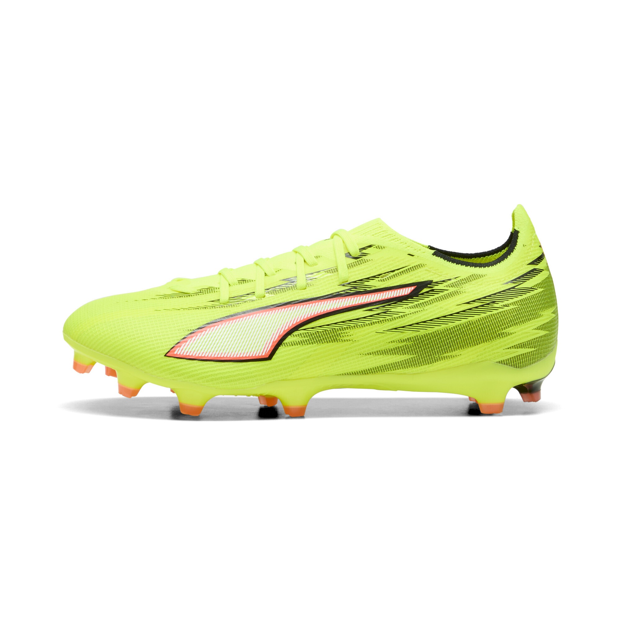 Puma Chaussures De Football Ultra 6 Match Fg/ag Yellow Alert / PUMA Black / PUMA Silver / Glowing Red EU 44 Homme 2