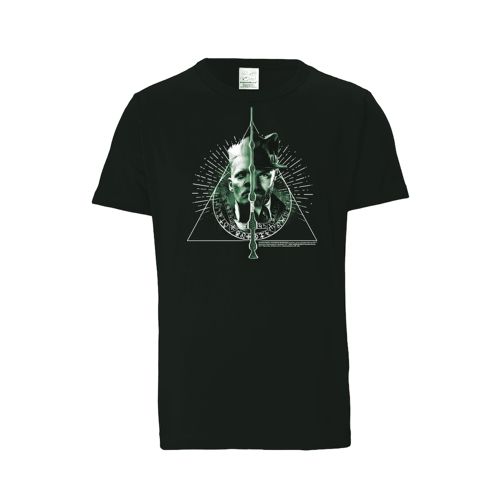 LOGOSHIRT T-Shirt »Grindelwald vs Dumbledore«, mit großem Frontprint