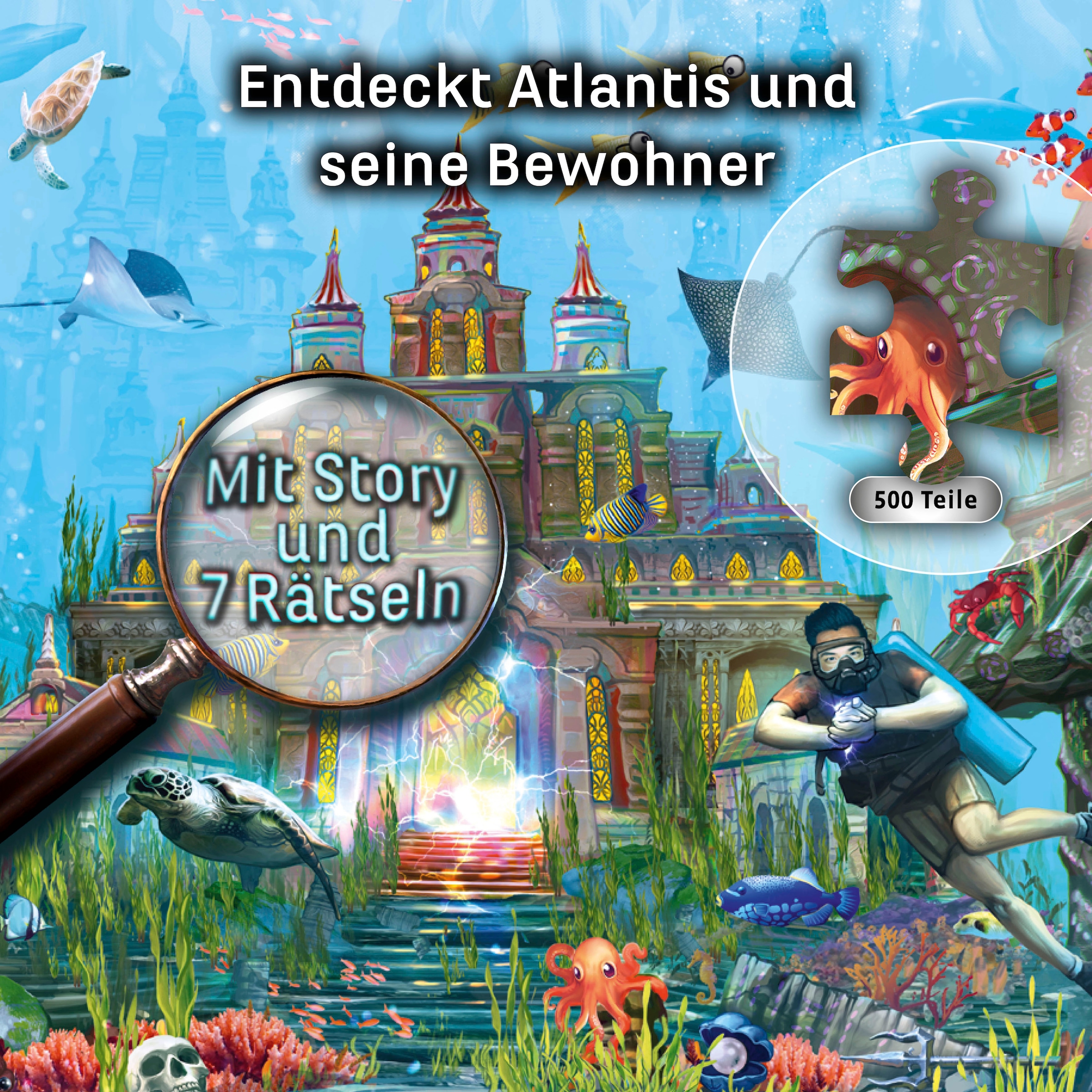 Kosmos Puzzle »EXIT, Das Puzzle, Der Schlüssel von Atlantis« Made in Germany