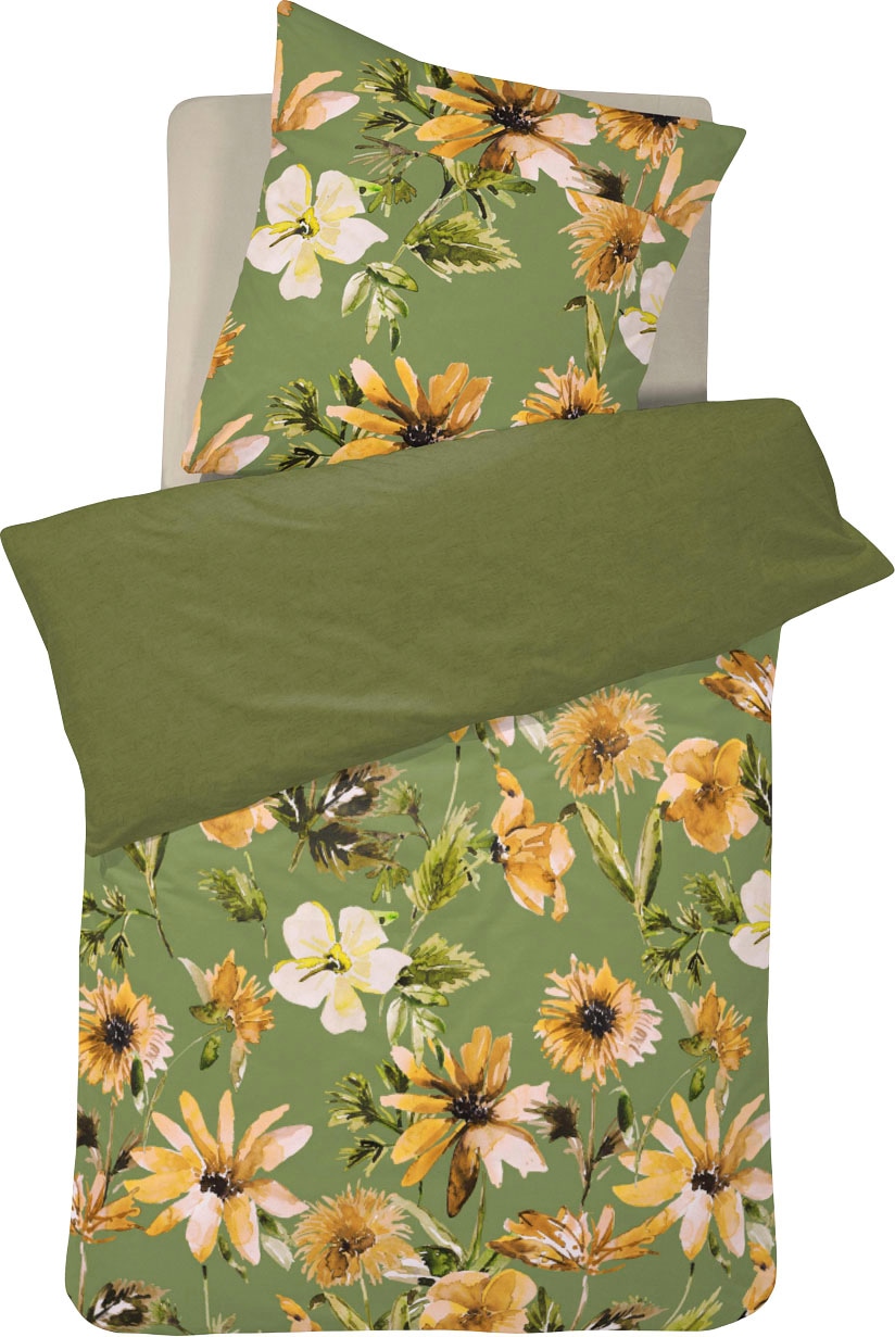 Cinderella Wendebettwäsche »Cleo«, (2 tlg.), mit floralem Print