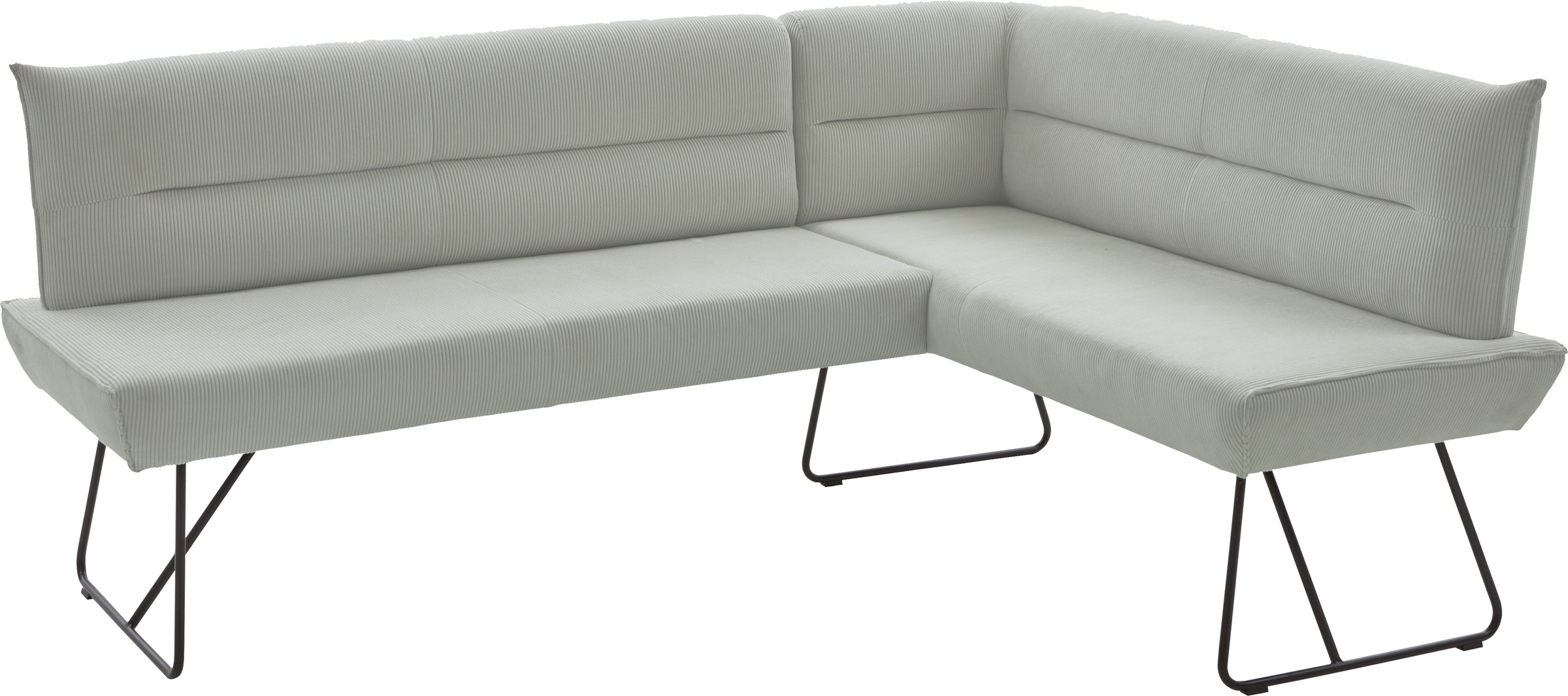NIEHOFF SITZMÖBEL Eckbank "Conny" mit Micro-Federkern, Bezug Cord, Gestell günstig online kaufen
