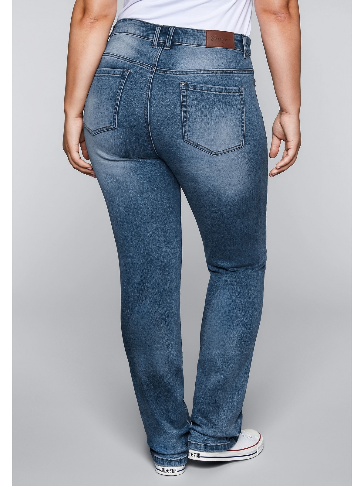 Sheego Gerade Jeans »Große Größen«, mit Bodyforming-Effekt