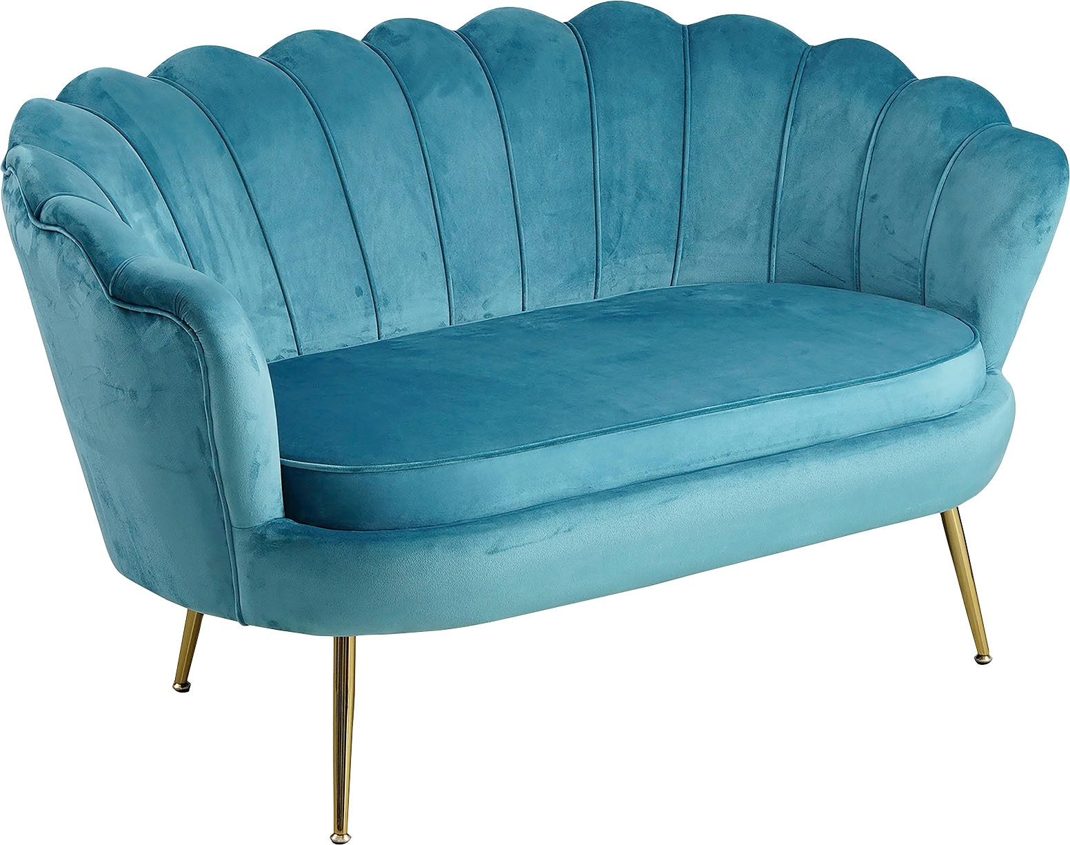 SalesFever 2-Sitzer "Clam Komfort-Duo-Sitz", Muscheldesign-Breite 136 cm: P günstig online kaufen