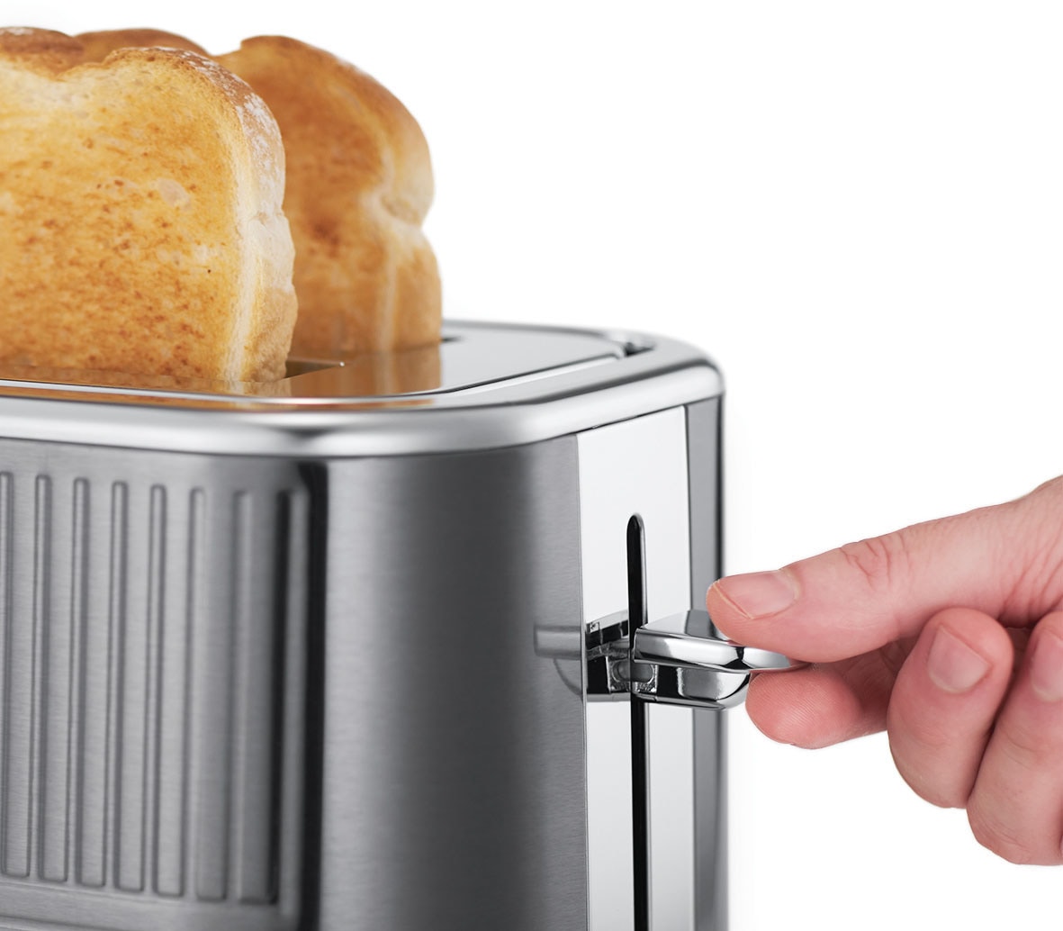 RUSSELL HOBBS Toaster »Geo Steel 25250-56«, 2 kurze Schlitze, 1640 W