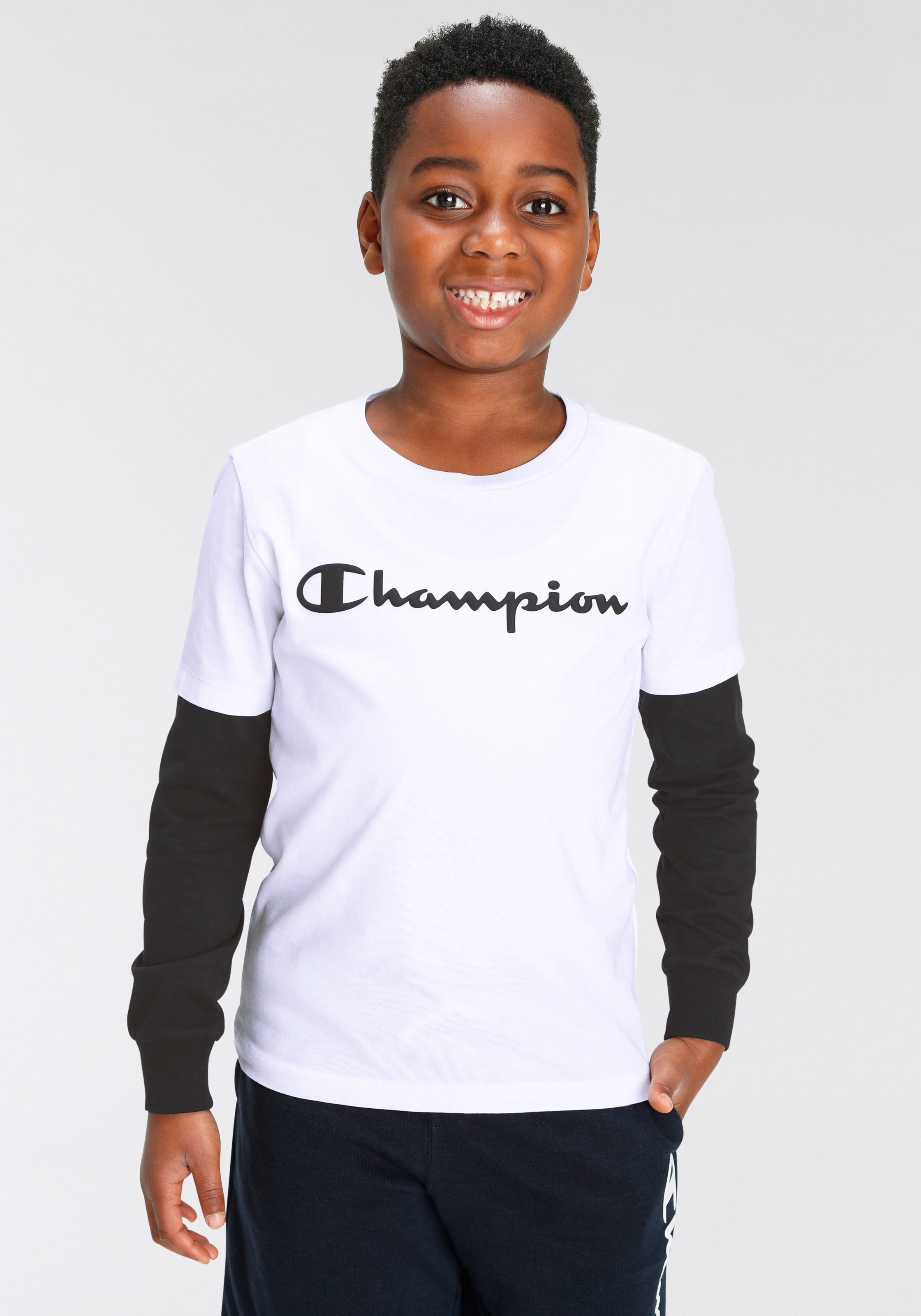 T-Shirt« Champion Langarmshirt Sleeve | BAUR kaufen »Long