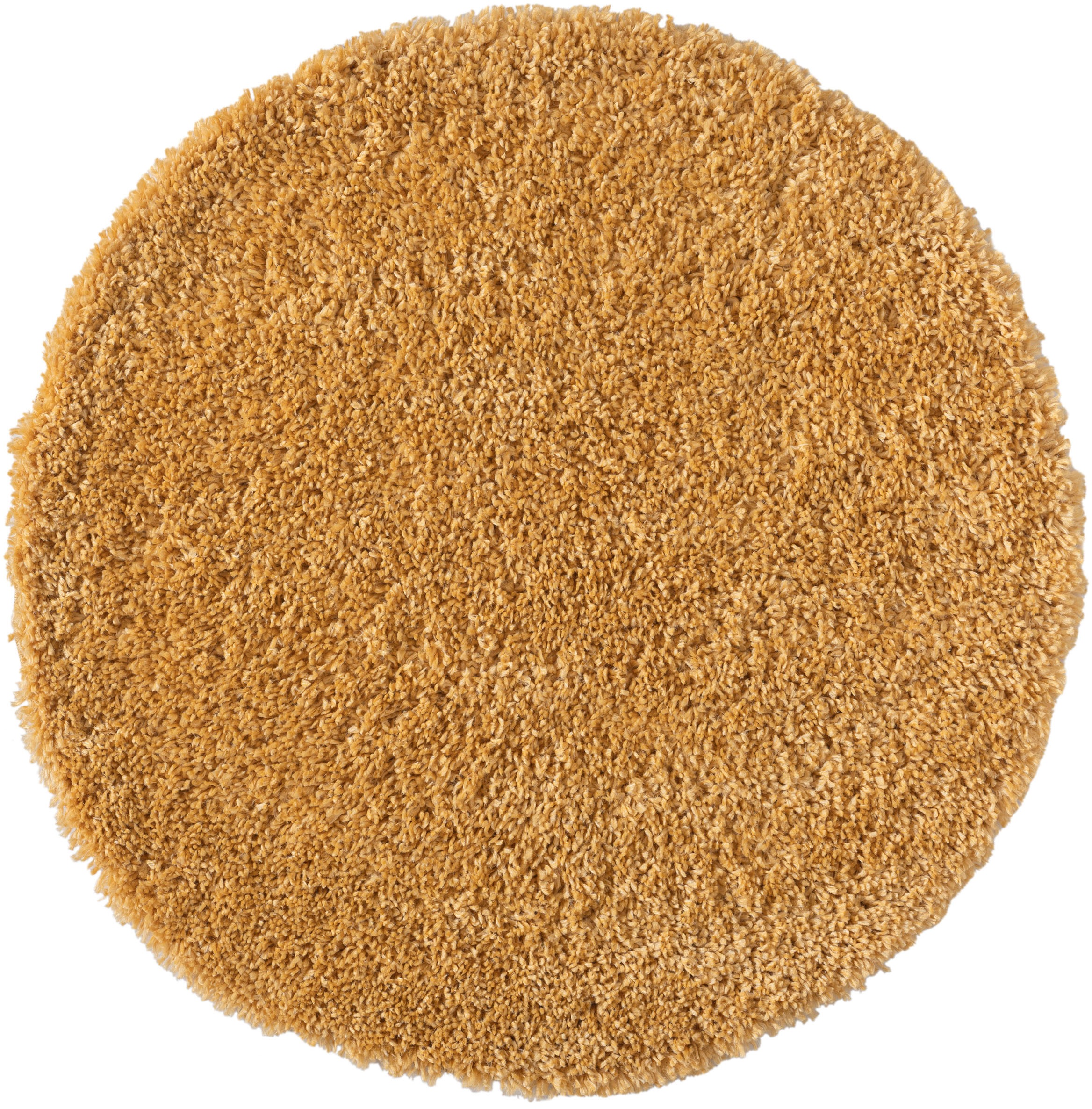 OTTO home Hochflor-Teppich "Banji" rund 37 mm Höhe Uni Farben, weich und fl günstig online kaufen