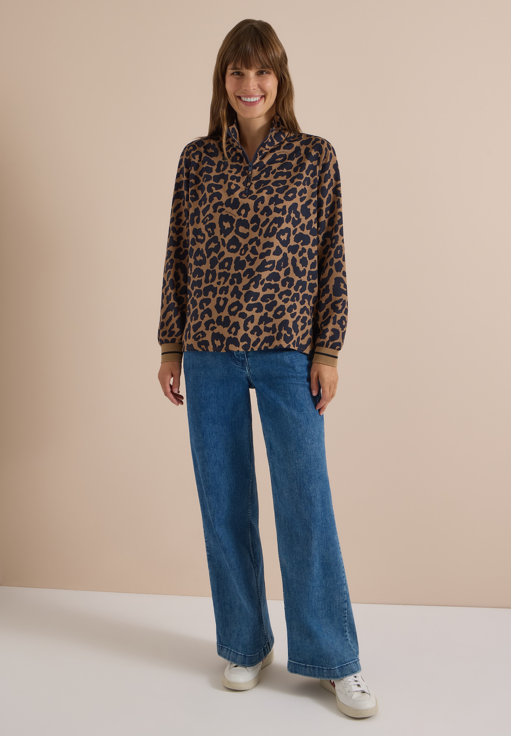Cecil Langarmbluse im angesagten Leo-Look
