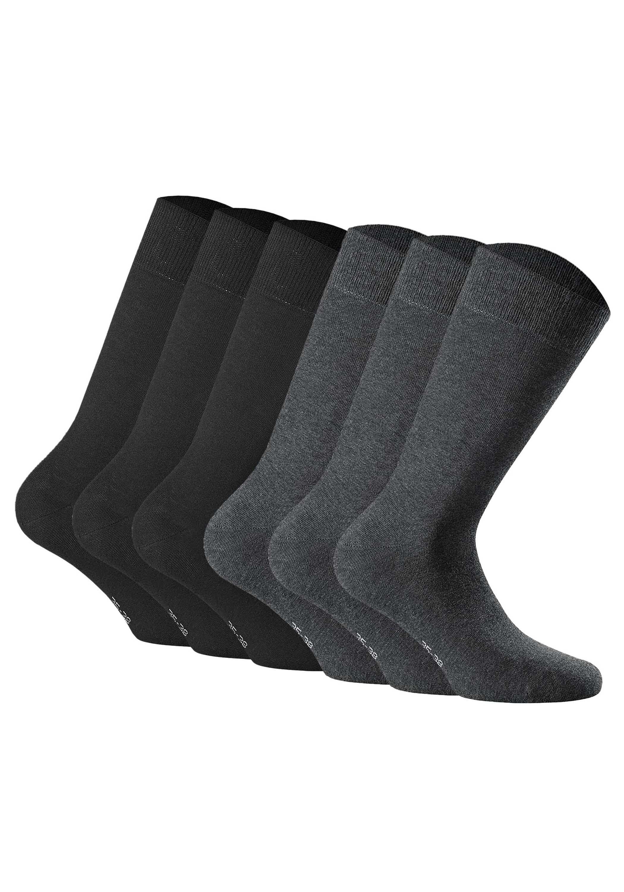 Rohner Socks Kurzsocken "Socken cotton II 6er Pack 6er Pack" günstig online kaufen