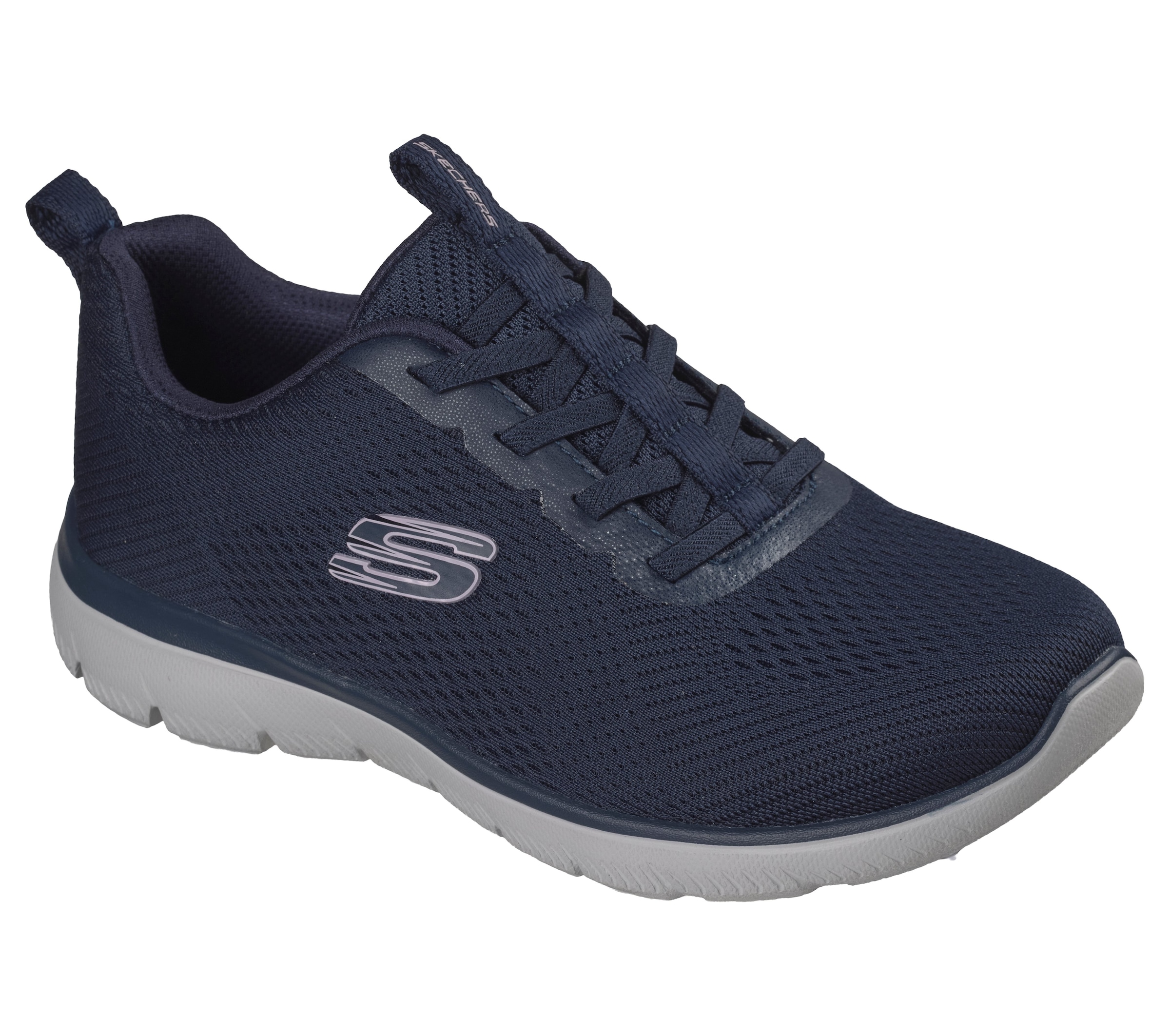 Skechers Slip-On Sneaker "SUMMITS" Schlupfschuh, Halbschuh, Freizeitschuh mit elastischen Schnürsenkeln