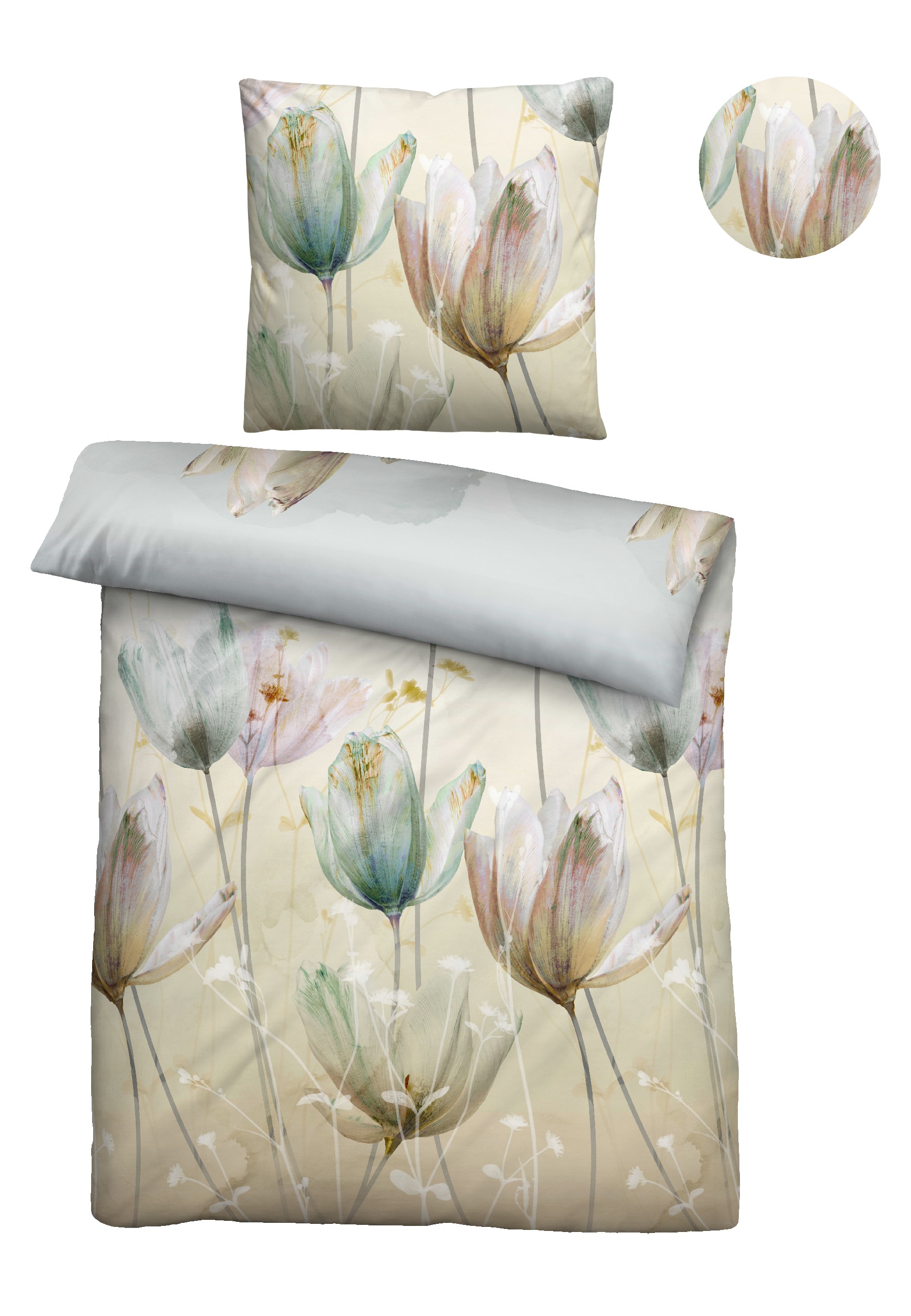 Biberna Bettwäsche "0614508" 2 Stk. tlg. feiner Glanz + weicher Griff, pfle günstig online kaufen