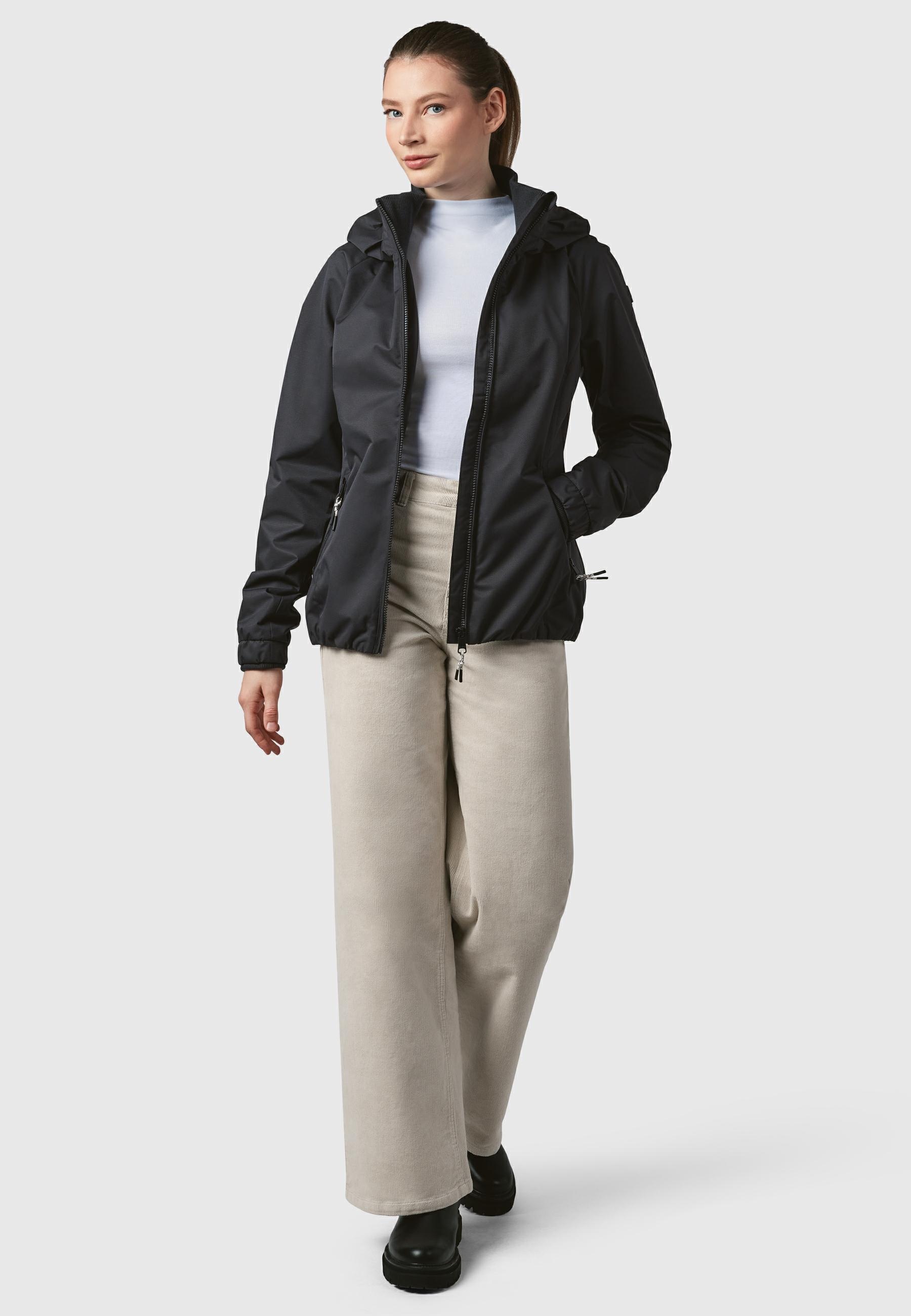 Ragwear Outdoorjacke »Dizzie Tech«, mit Kapuze, Wasserdichte Damen Übergangsjacke mit großer Kapuze