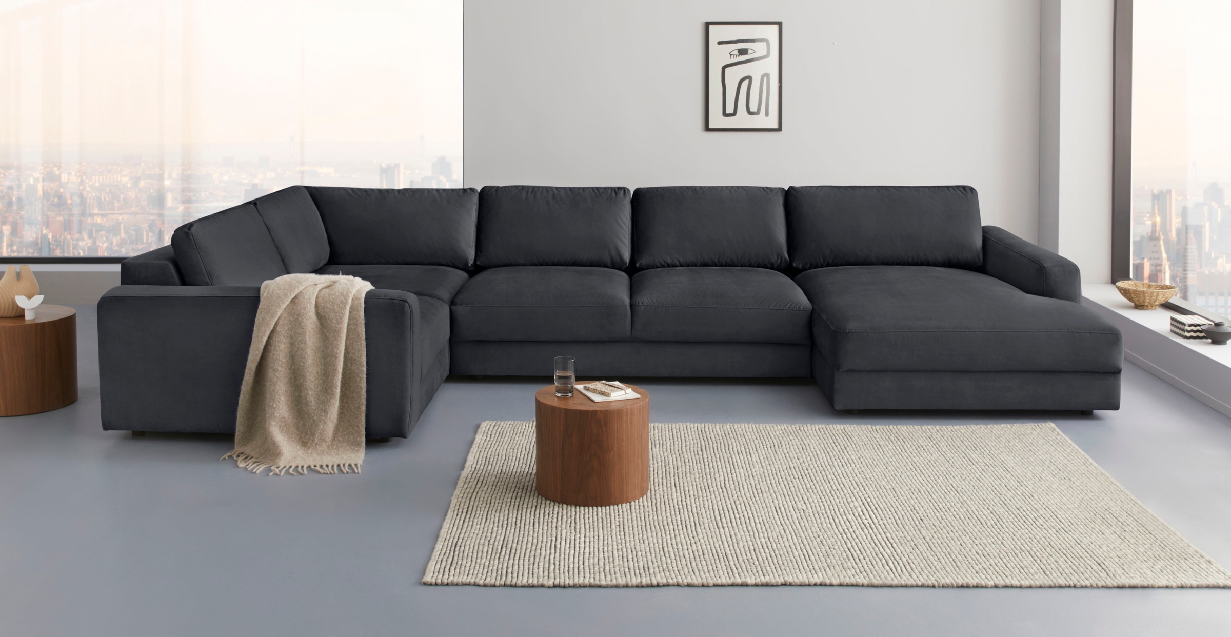 Places of Style Sofa-Mittelelement »Bloomfield«, passende Erweiterung zu den Garnituren "Bloomfield"