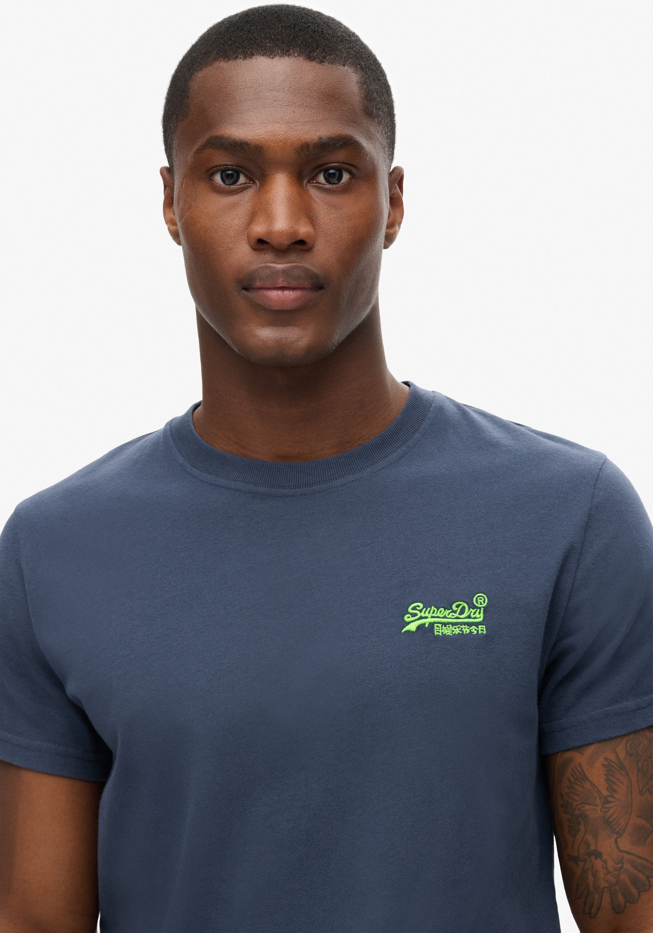 Superdry Rundhalsshirt "Organic Cotton Essential Logo T-Shirt" günstig online kaufen