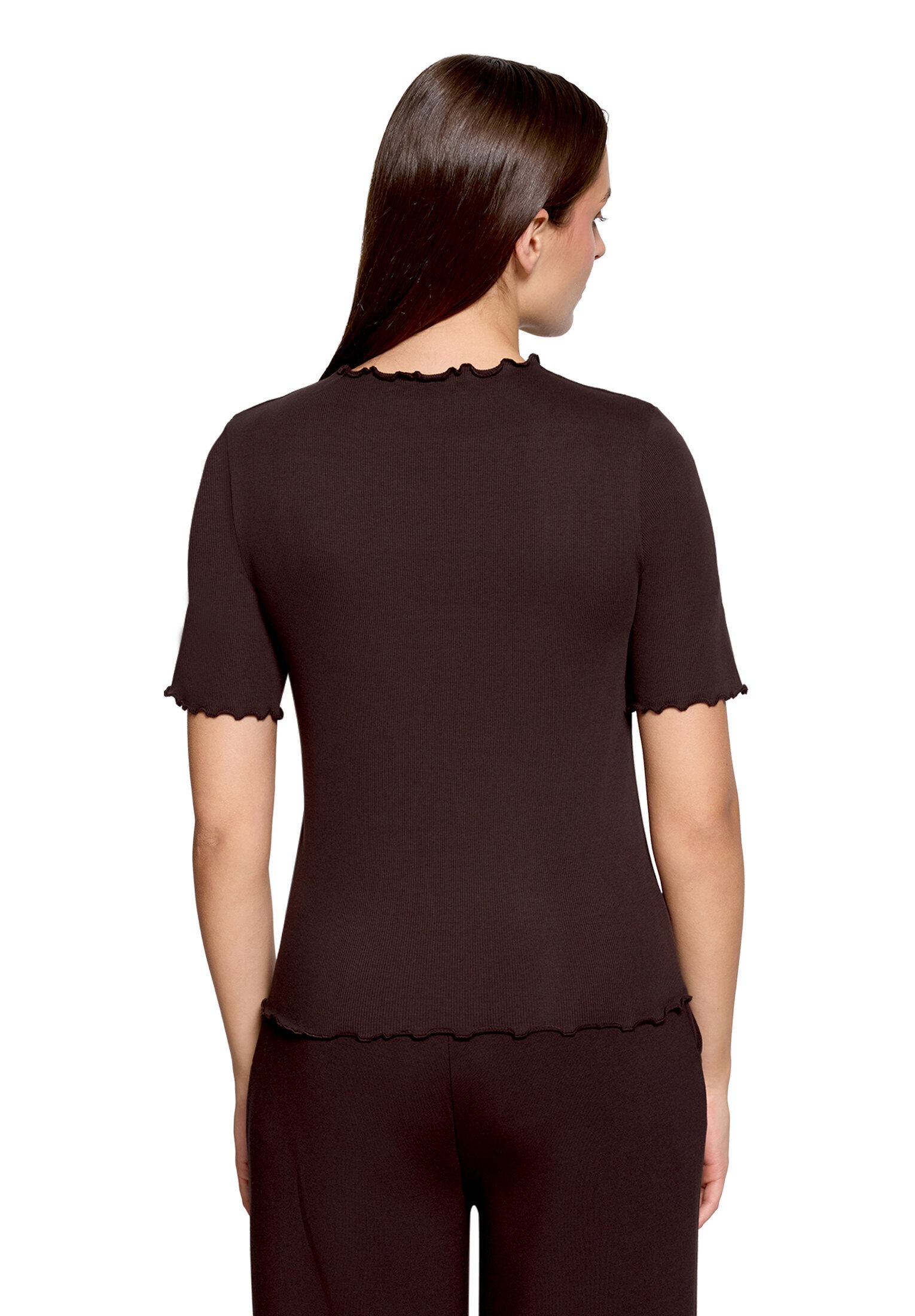 Cartoon Kurzarmshirt »Damen mit Kragen« 1