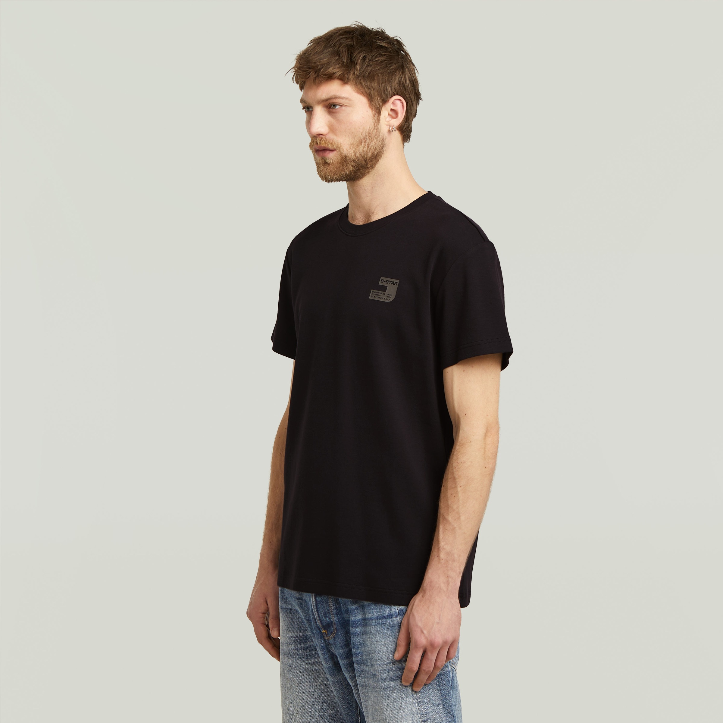 G-STAR T-Shirt »Chest Logo«, Rundhals, Regular Fit
